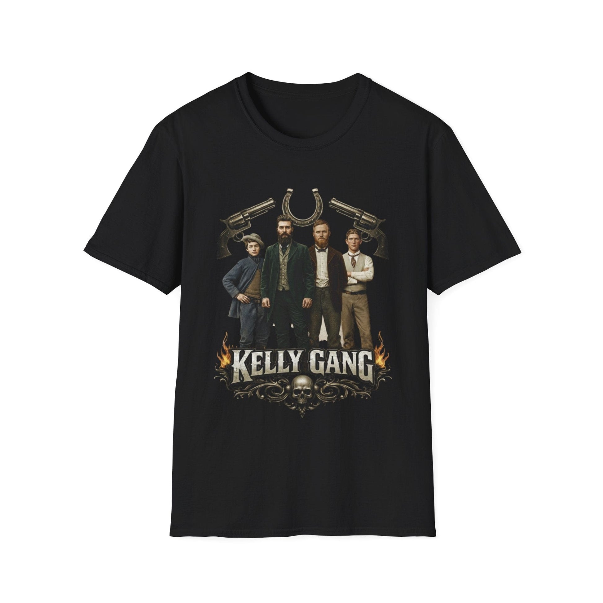 Kelly Gang Heritage Graphic Tee – Legendary Australian Outlaw Style - That Should Be on a T-Shirt