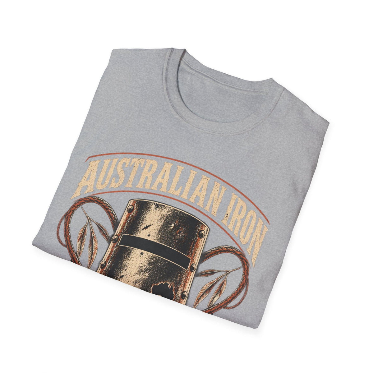 Australian Iron: Ned Kelly Graphic T-Shirt | Vintage Bushranger Biker Tee
