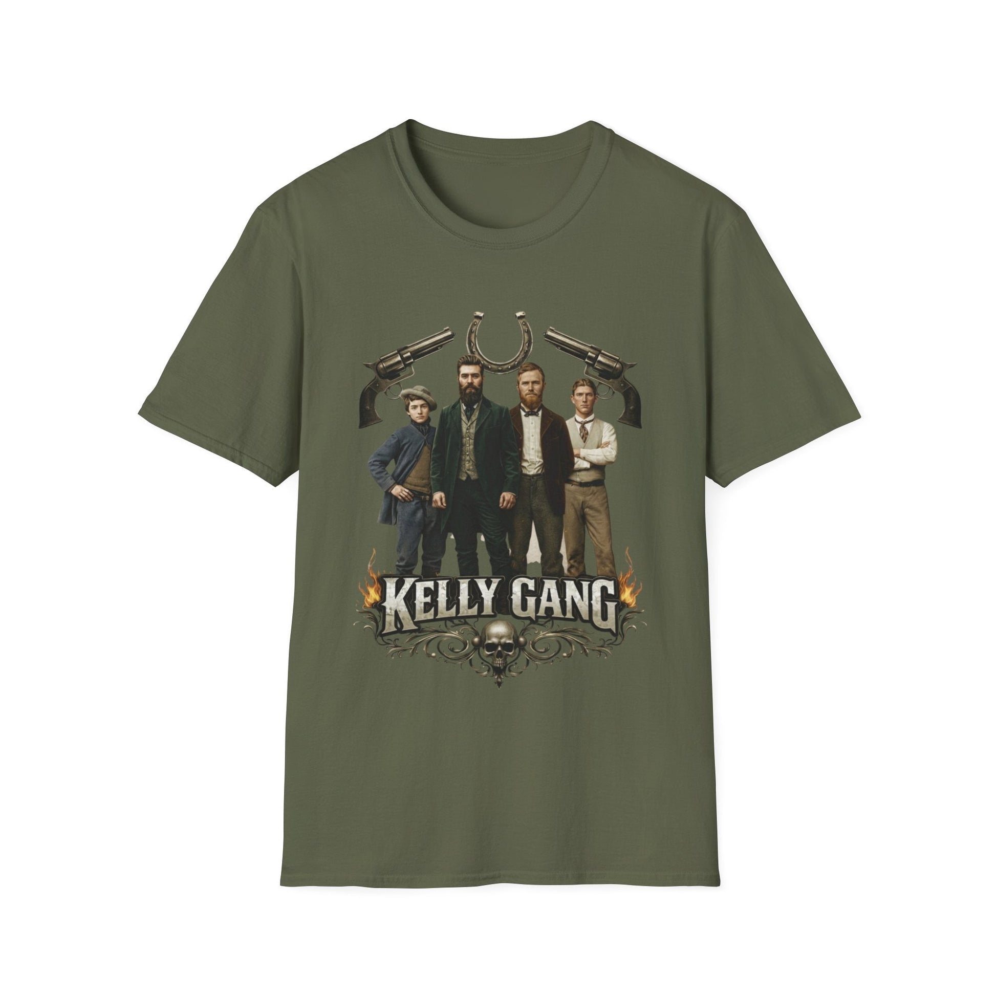 Kelly Gang Heritage Graphic Tee – Legendary Australian Outlaw Style - That Should Be on a T-Shirt