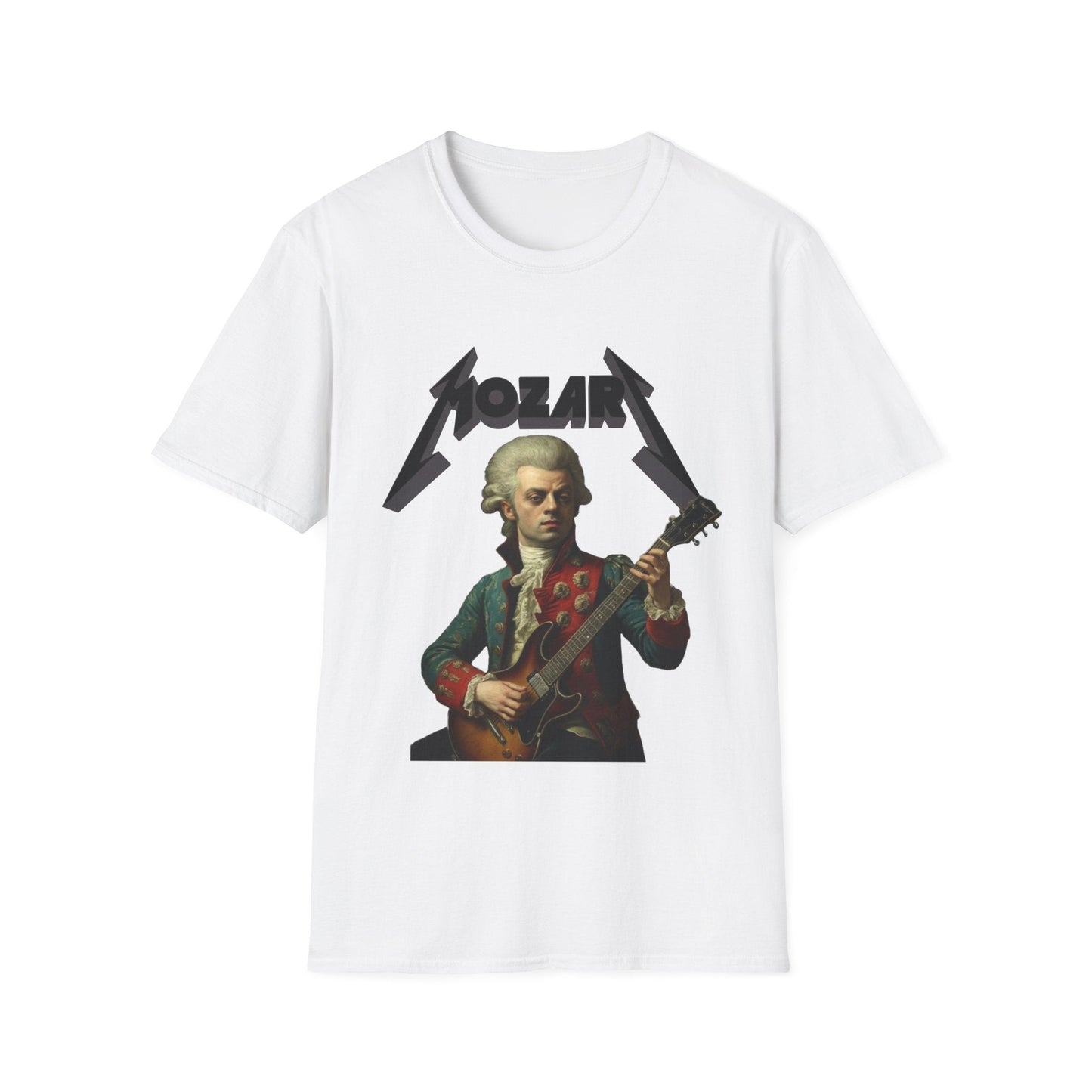 The "Metal Mozart" Tee | Classical Composer x Heavy Metal Mashup T-Shirt