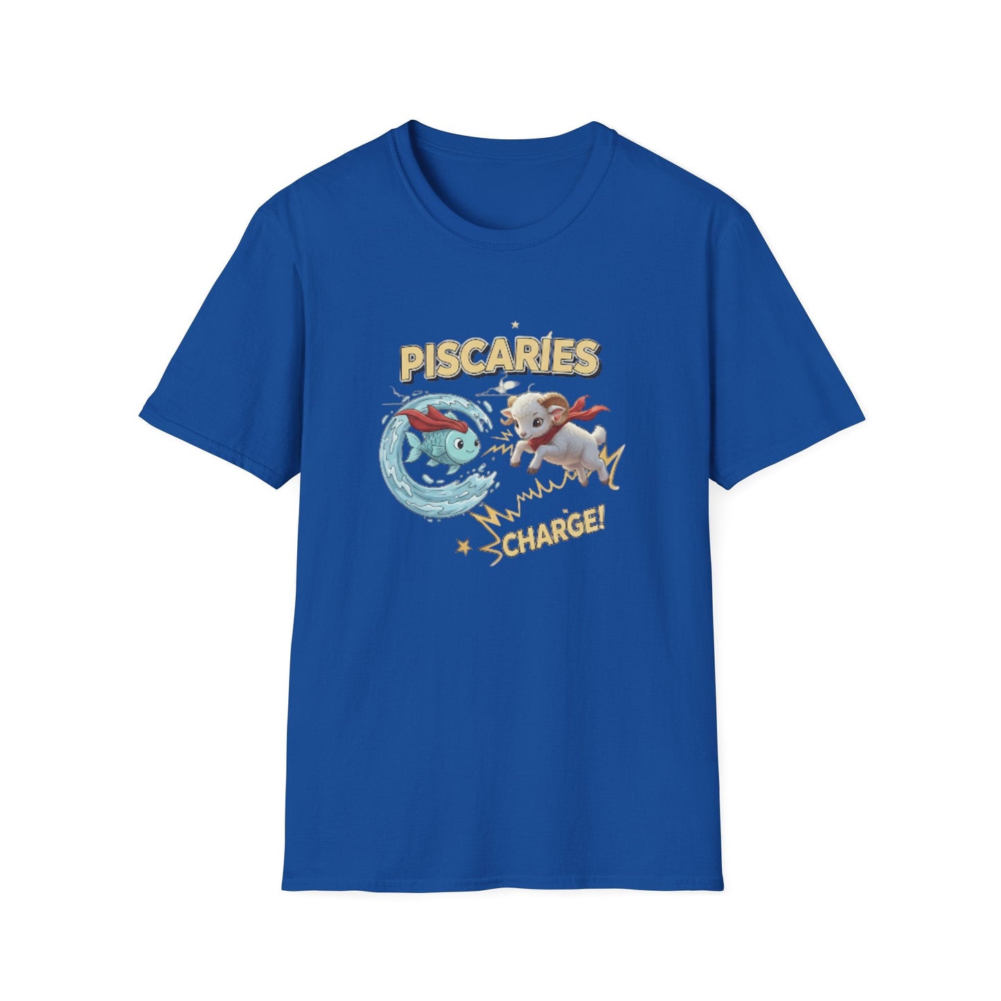 Piscaries Cusp Superhero Vintage T-Shirt — Retro Graphic Tee - That Should Be on a T-Shirt