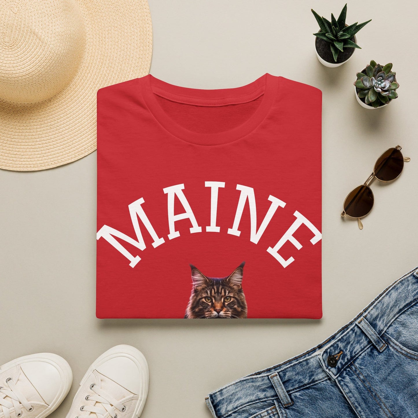 Maine Attraction T-Shirt | Cute Maine Coon Cat Tee for Cat Lovers