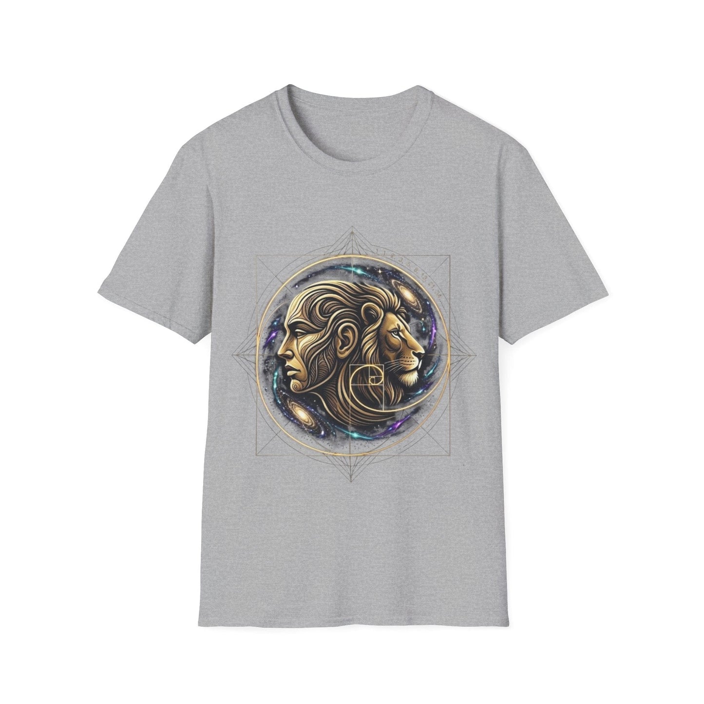 Golden Ratio Lion & Human T-Shirt - Fibonacci Sequence Sacred Geometry Tee - That Should Be on a T-Shirt