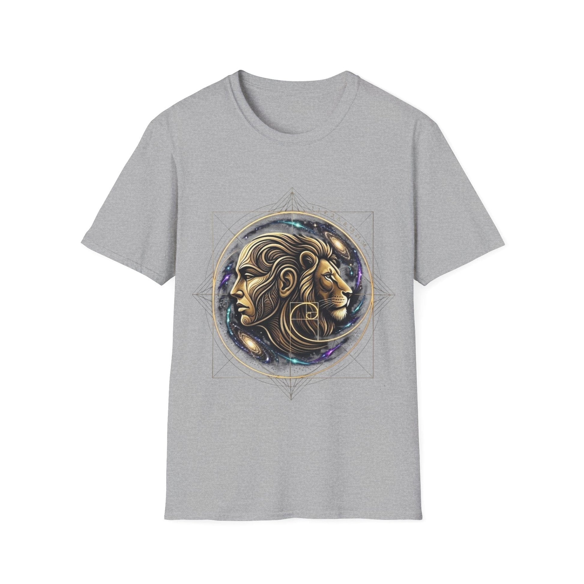 Golden Ratio Lion & Human T-Shirt - Fibonacci Sequence Sacred Geometry Tee - That Should Be on a T-Shirt
