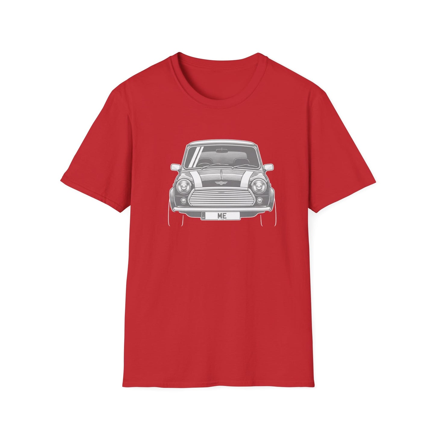 Classic Mini Car T-Shirt – Vintage Front View Graphic Tee for Car Lovers - That Should Be on a T-Shirt
