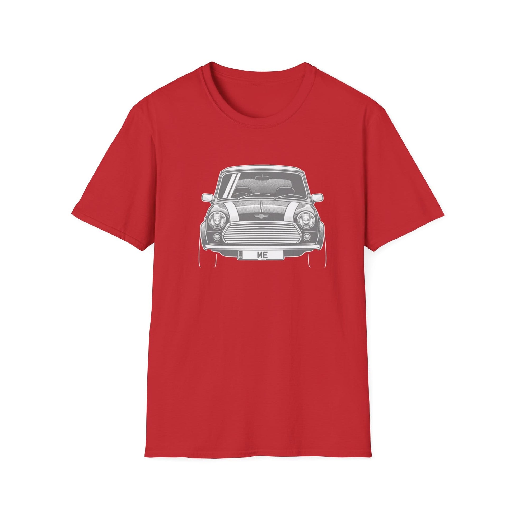 Classic Mini Car T-Shirt – Vintage Front View Graphic Tee for Car Lovers - That Should Be on a T-Shirt