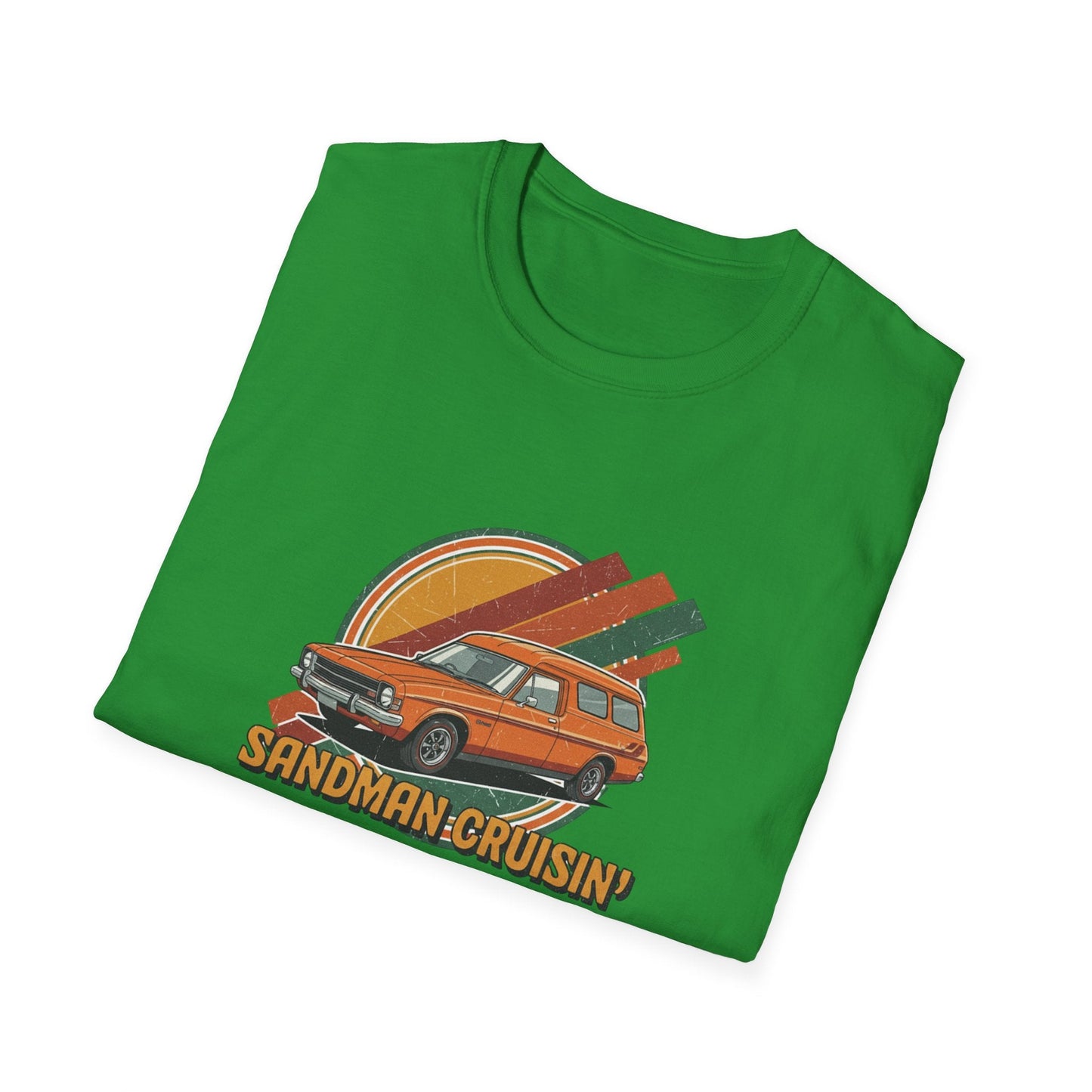 Sandman Cruisin' Van T-Shirt — Retro Campervan Graphic Tee
