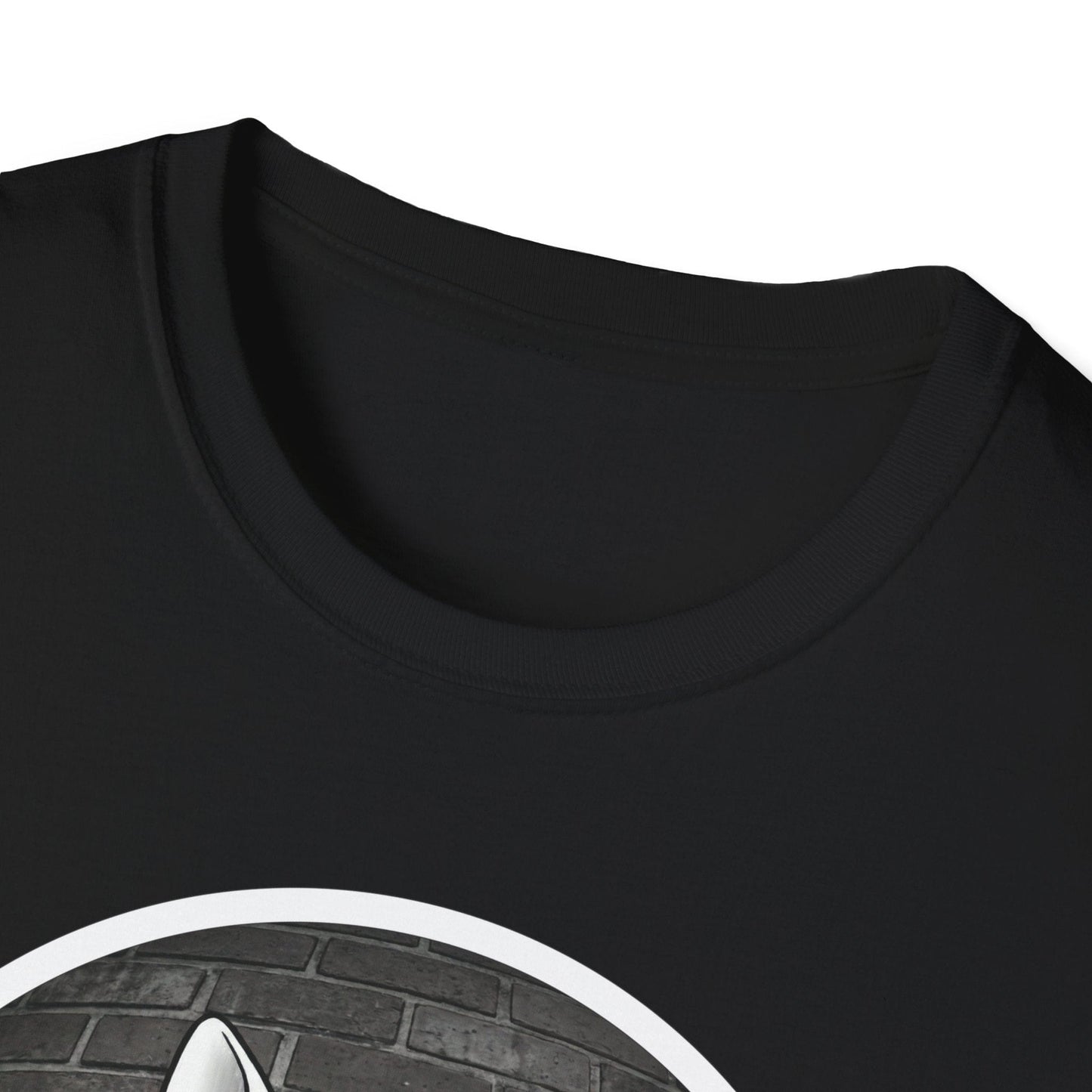 Bull Terrier Cartoon T-Shirt — Cute Dog Face Graphic Tee - That Should Be on a T-Shirt