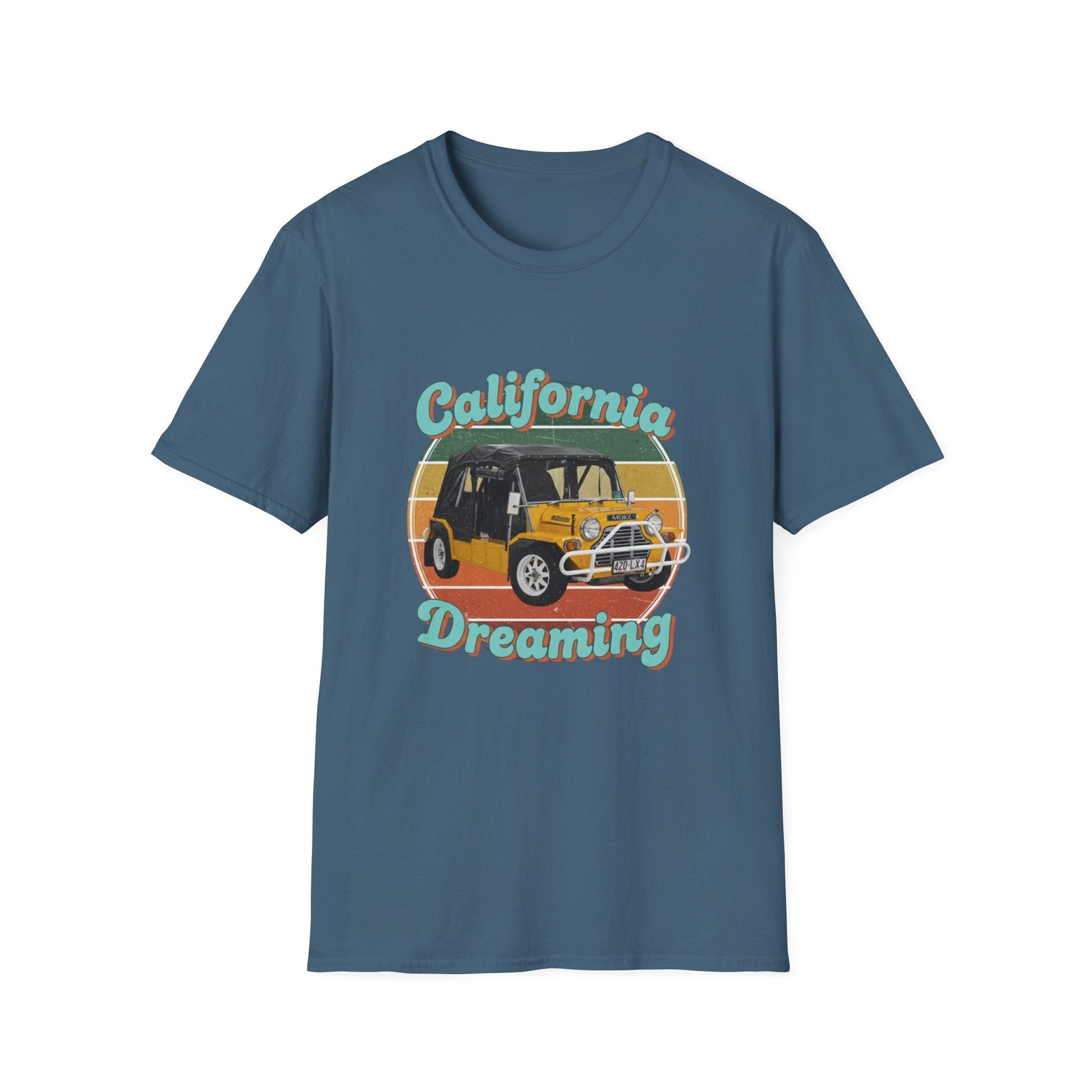 Retro California Dreaming Surf Tee - Vintage Moke Edition - That Should Be on a T-Shirt