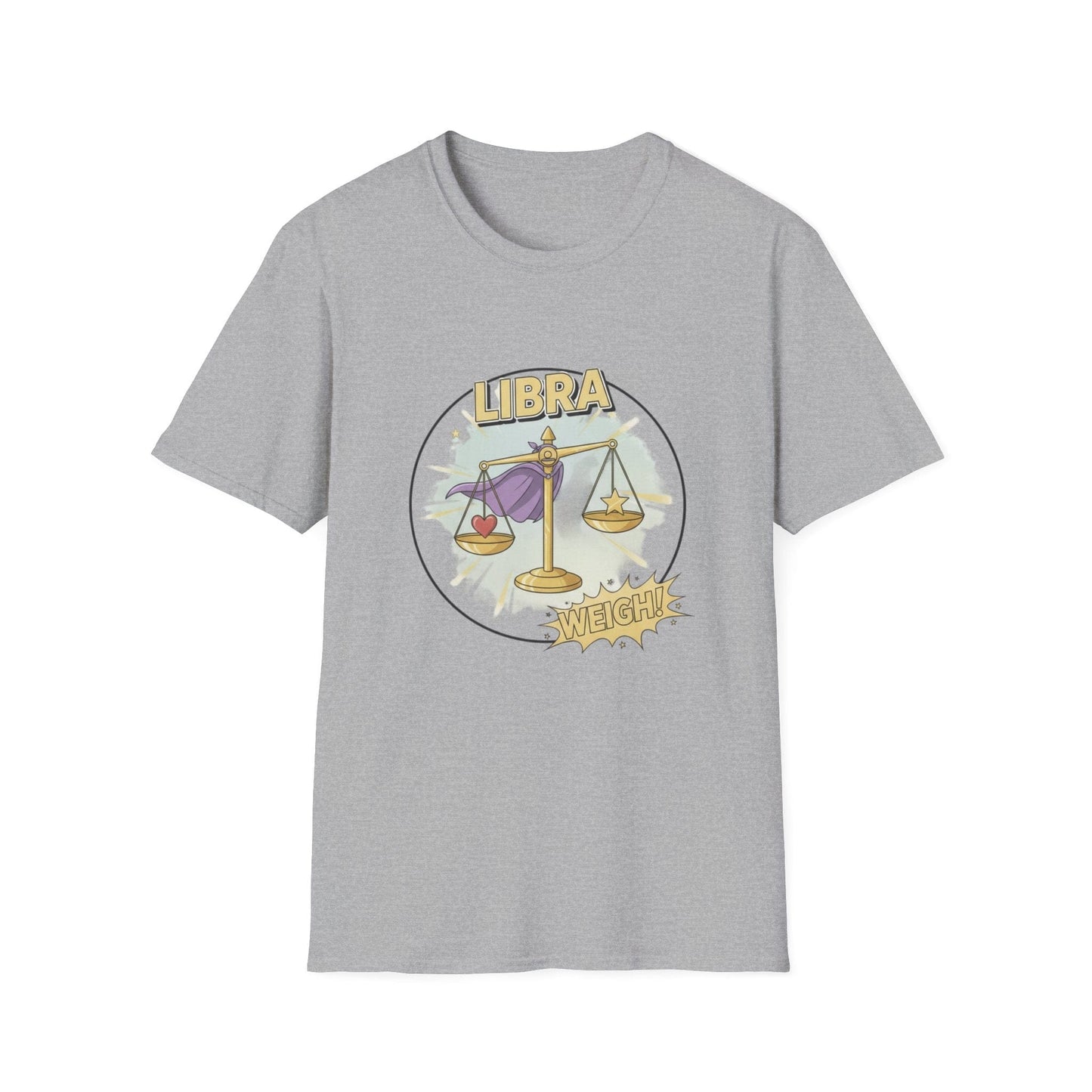 Libra Cartoon Zodiac  Tee — Vintage Globe Adventure Shirt - That Should Be on a T-Shirt
