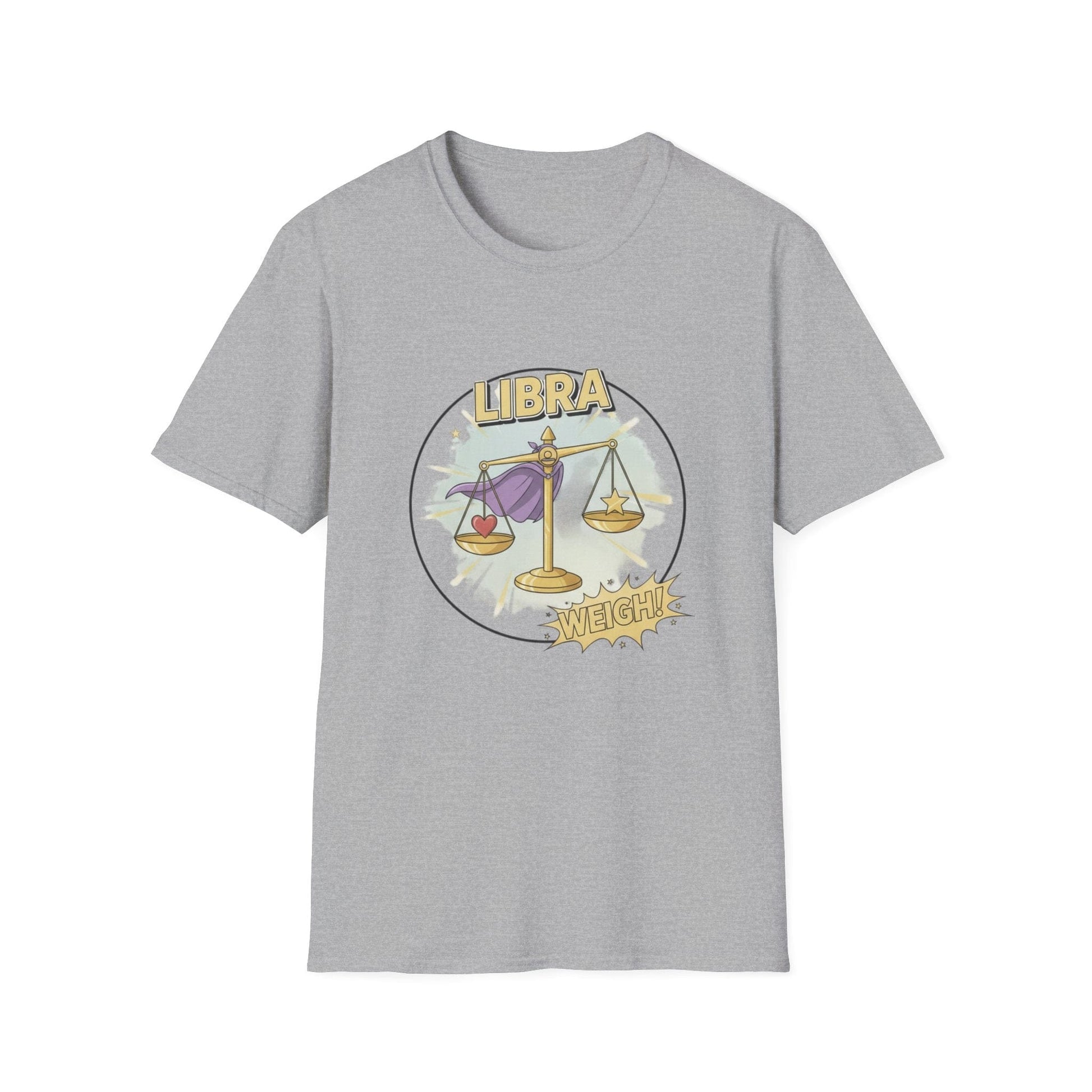 Libra Cartoon Zodiac  Tee — Vintage Globe Adventure Shirt - That Should Be on a T-Shirt