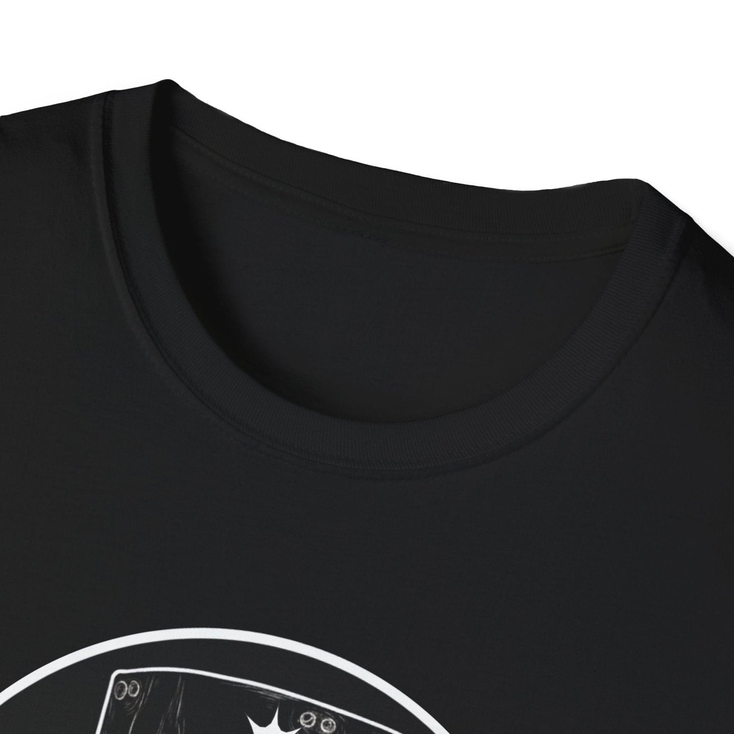 Ned Kelly Outlaw Helmet Graphic T-Shirt - Premium Black Cotton Streetwear - That Should Be on a T-Shirt