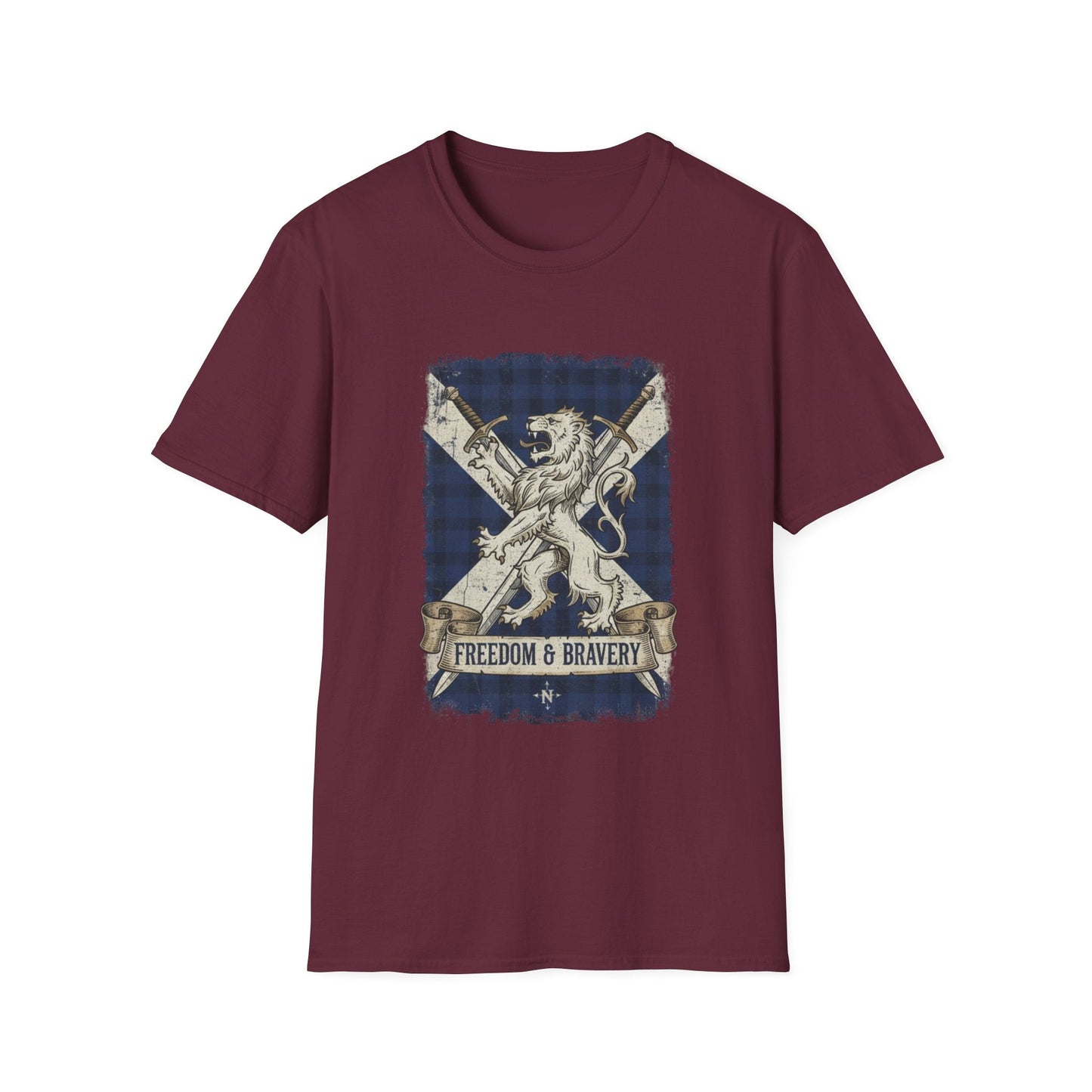 Freedom & Bravery Scottish Lion T-Shirt