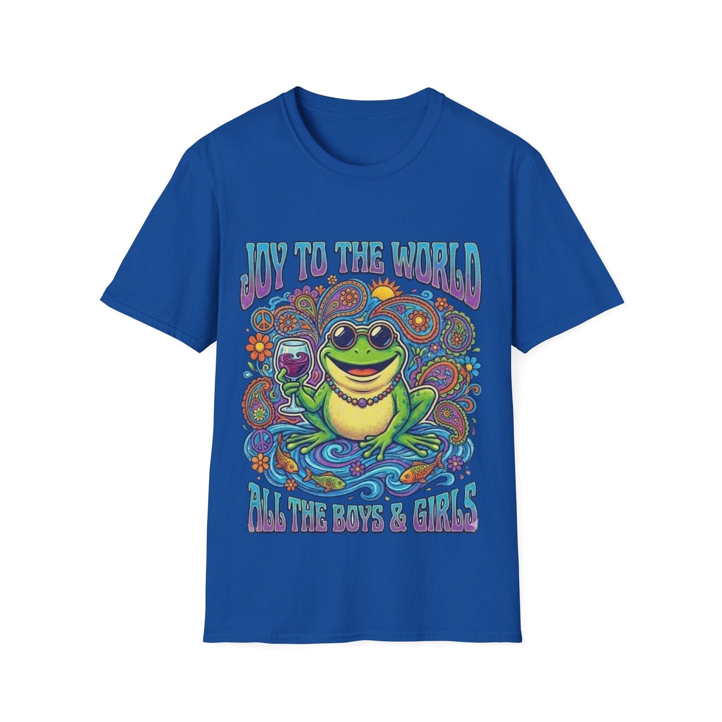 Joy to the World T-Shirt — Psychedelic Holiday Graphic Tee - That Should Be on a T-Shirt