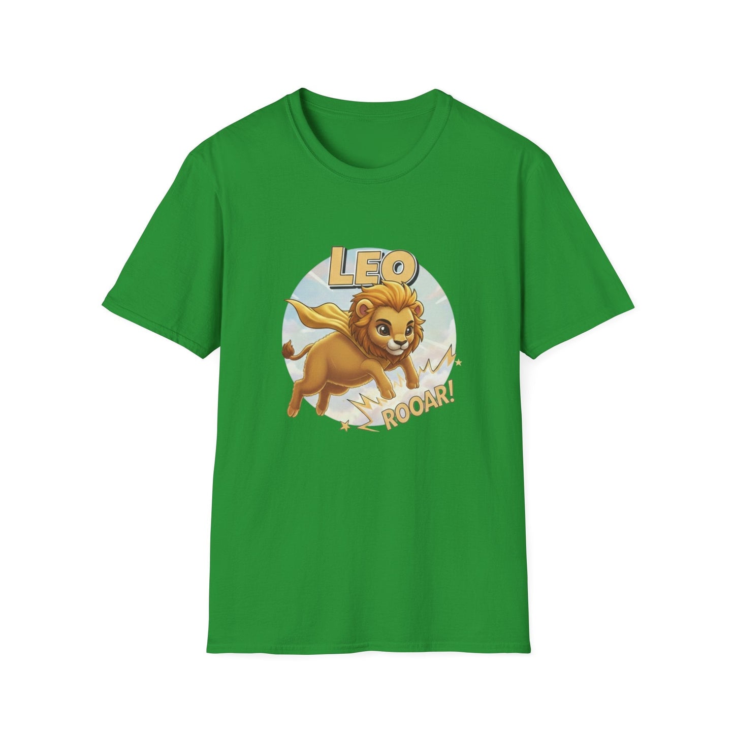 Leo Zodiac T-Shirt – Cute Lion Astrology Tee with “Roaar!” Design - That Should Be on a T-Shirt