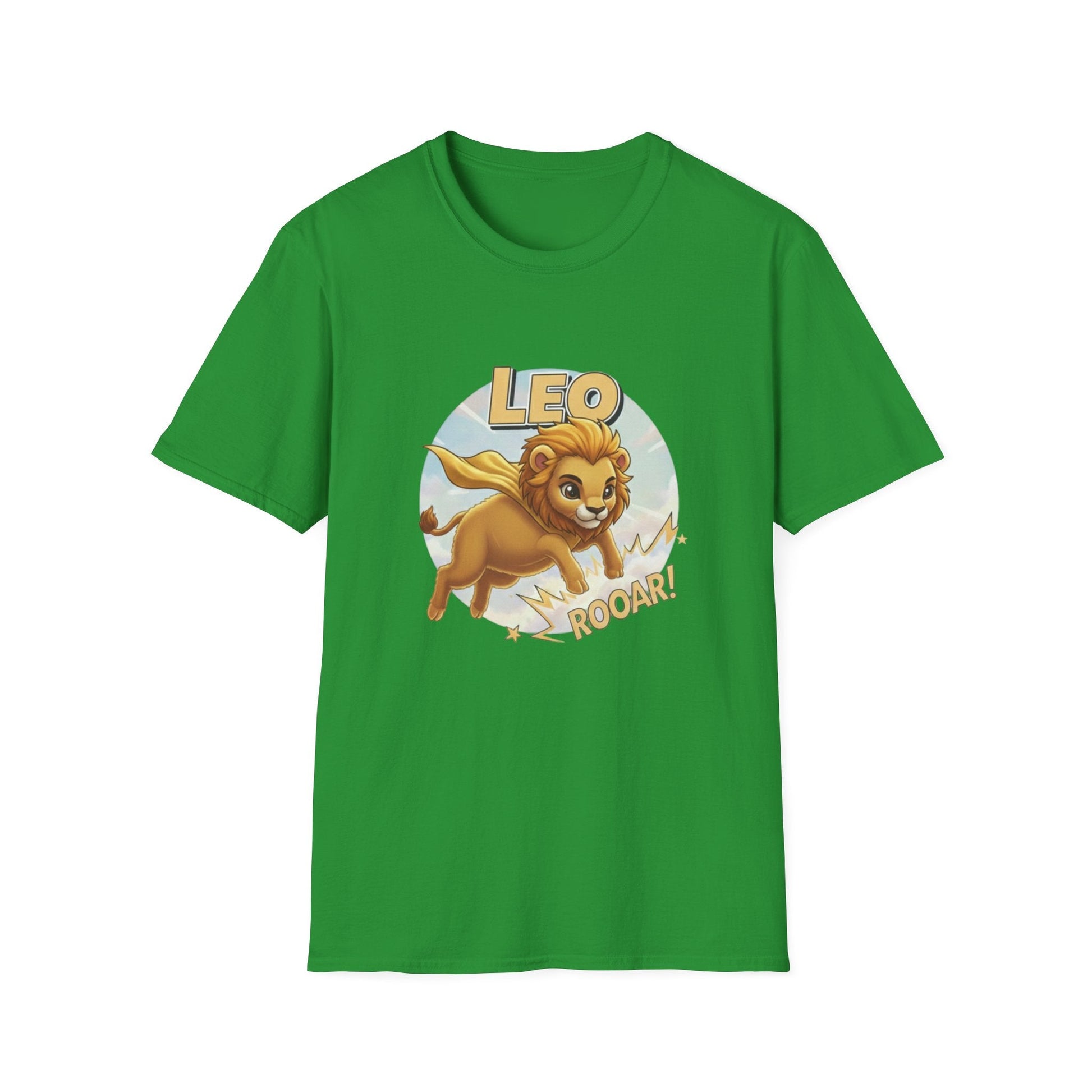 Leo Zodiac T-Shirt – Cute Lion Astrology Tee with “Roaar!” Design - That Should Be on a T-Shirt