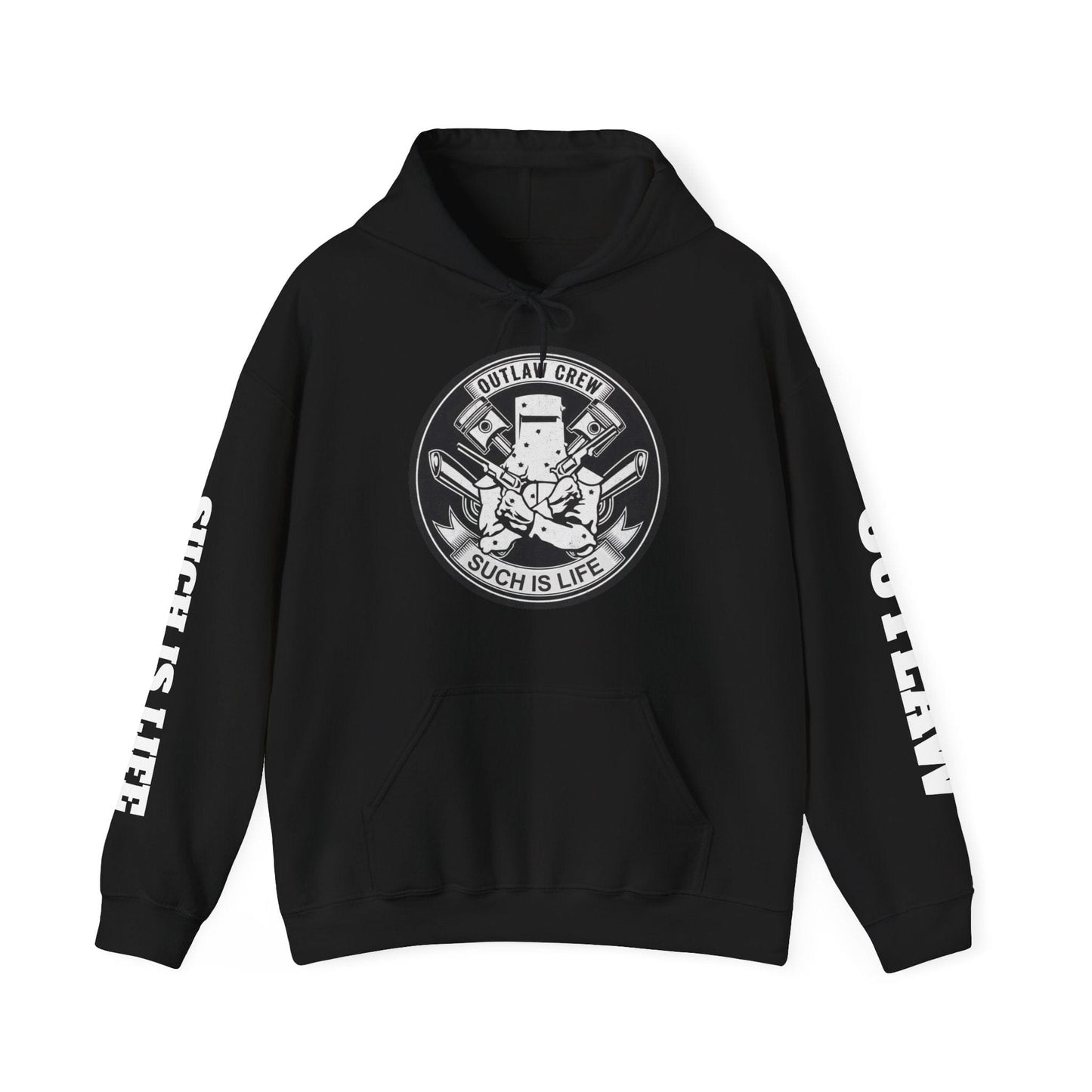 Ned Kelly "Such Is Life" Hoodie | Outlaw Crew Biker Fleece