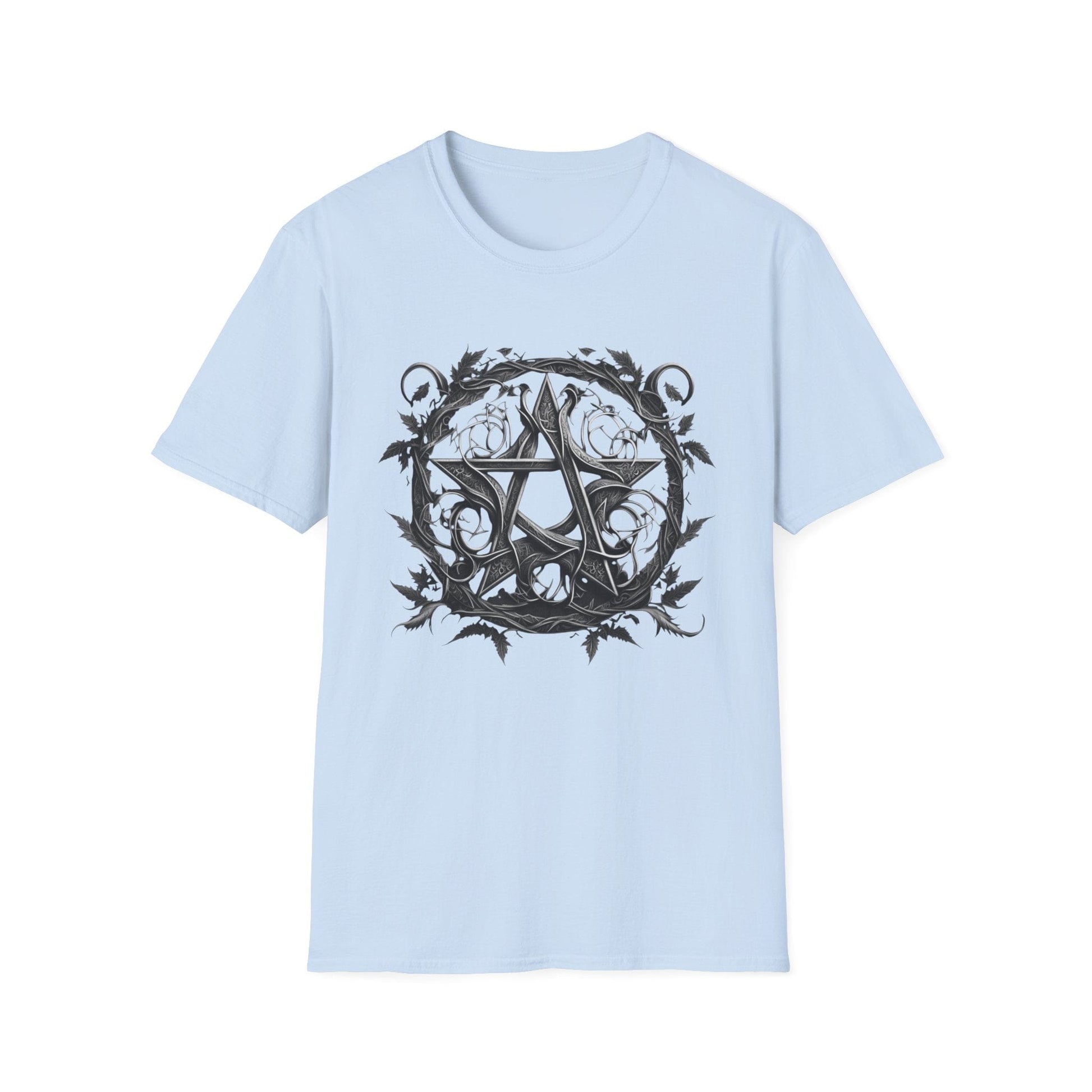 Gothic Sigil T-Shirt – Dark Circular Emblem Graphic Tee - That Should Be on a T-Shirt