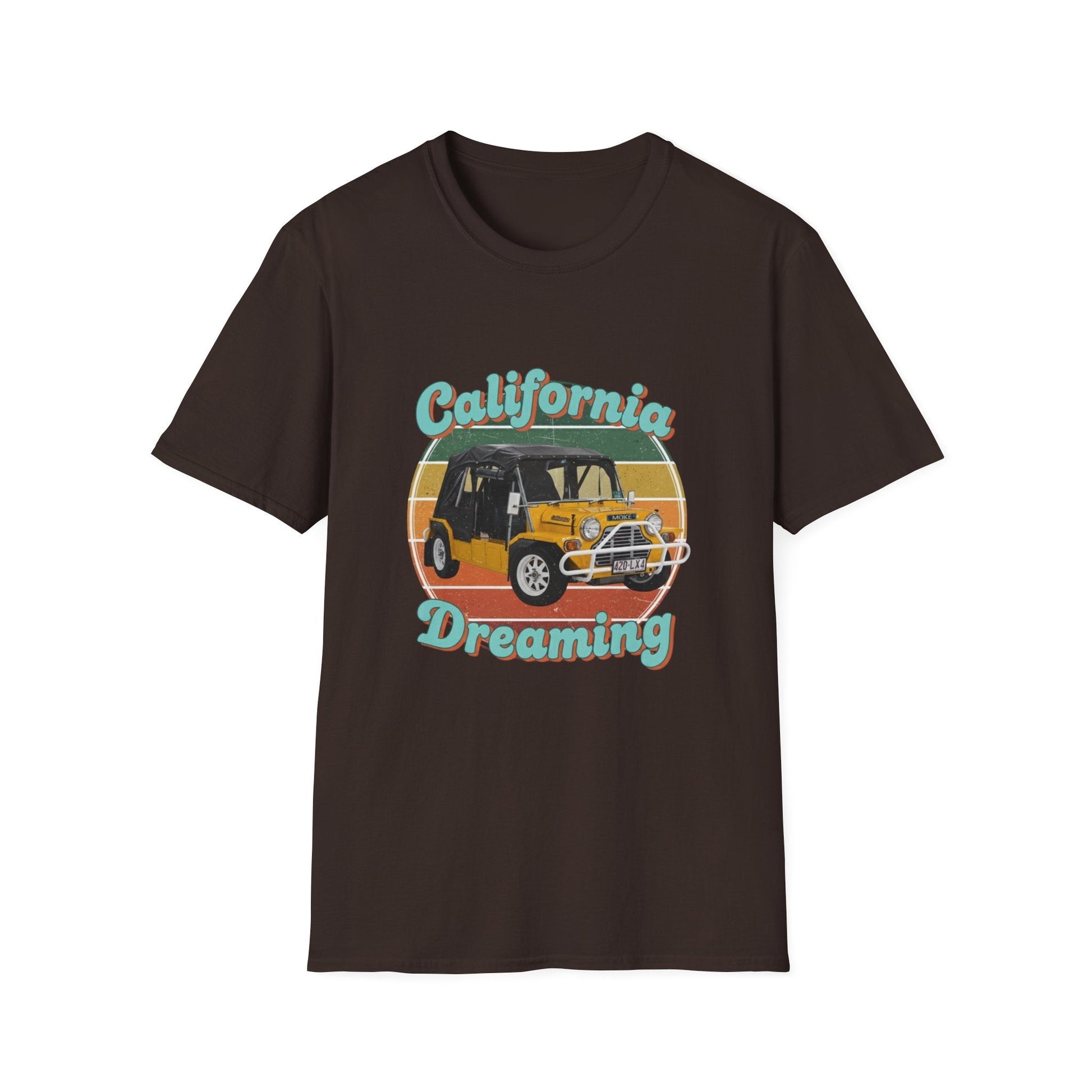 Retro California Dreaming Surf Tee - Vintage Moke Edition - That Should Be on a T-Shirt