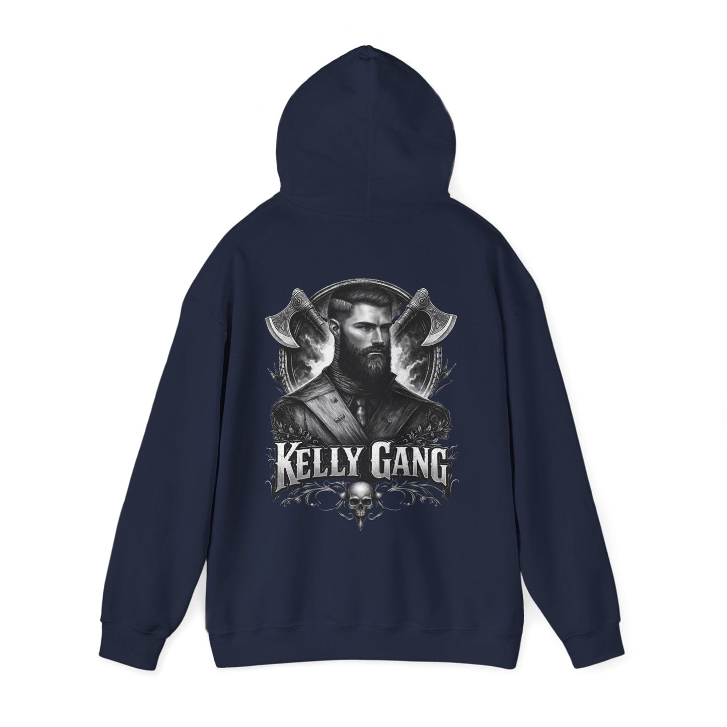 Kelly Gang Hoodie – Vintage Outlaw Portrait Pullover - That Should Be on a T-Shirt