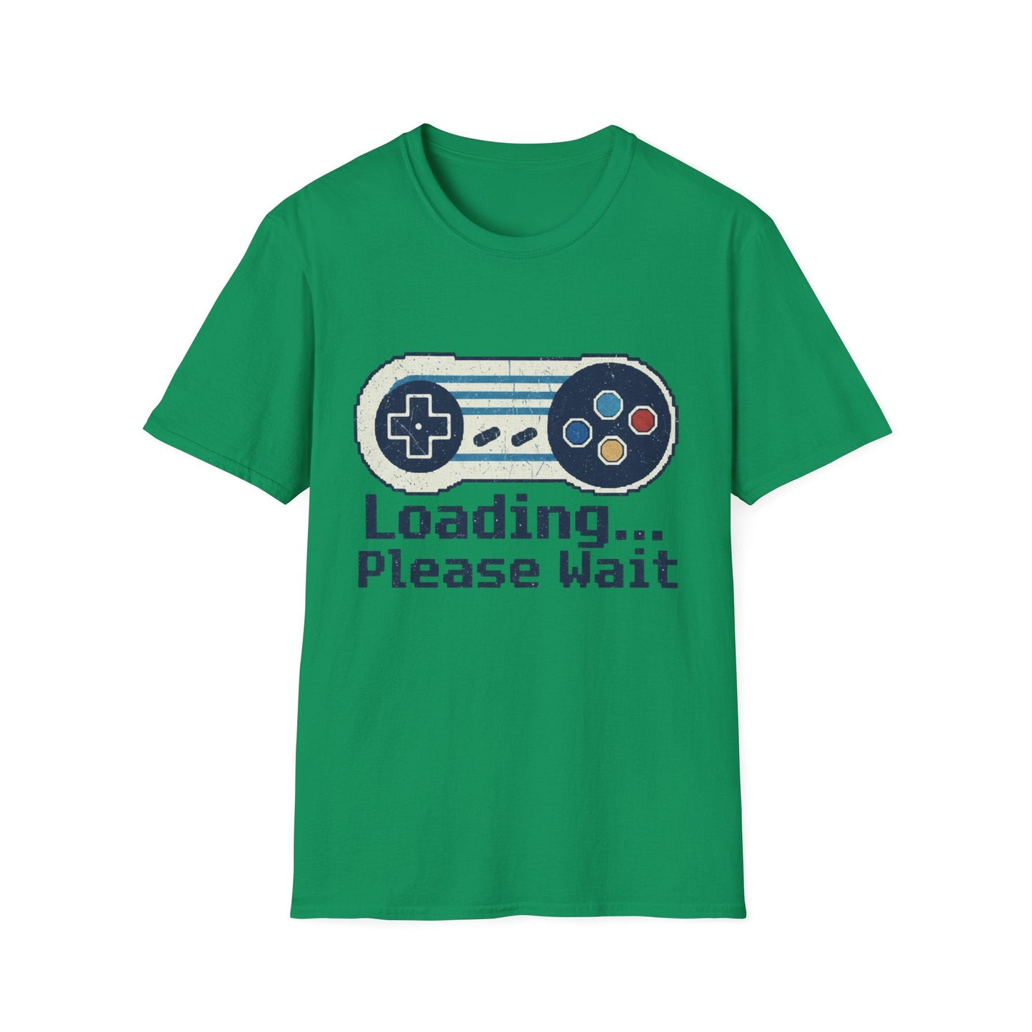 Loading... Please Wait" T-Shirt | Funny Tech Support Tee | Vintage Computer Error Shirt | Geek Humor Gift
