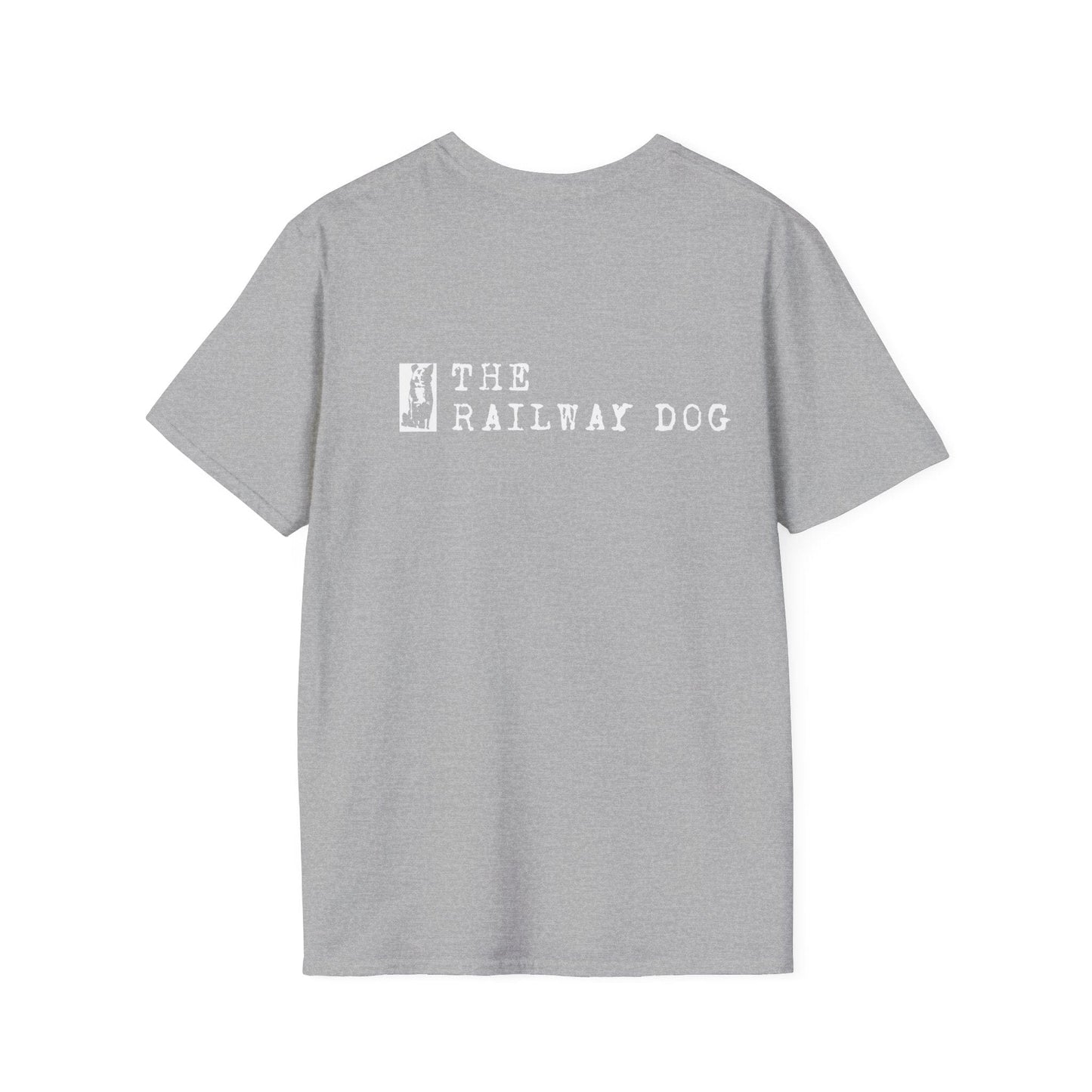Railway Dog T-Shirt — Vintage Logo Tee - That Should Be on a T-Shirt