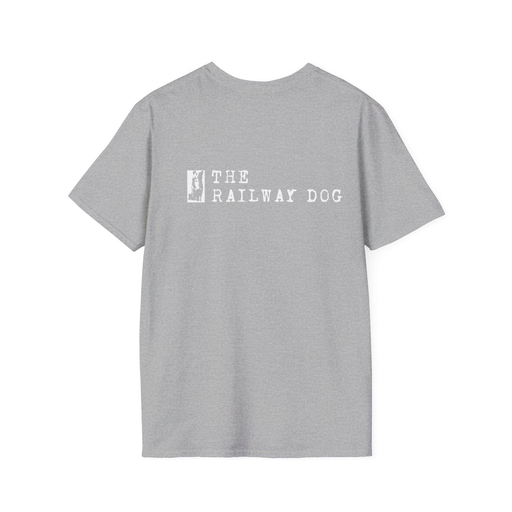 Railway Dog T-Shirt — Vintage Logo Tee - That Should Be on a T-Shirt
