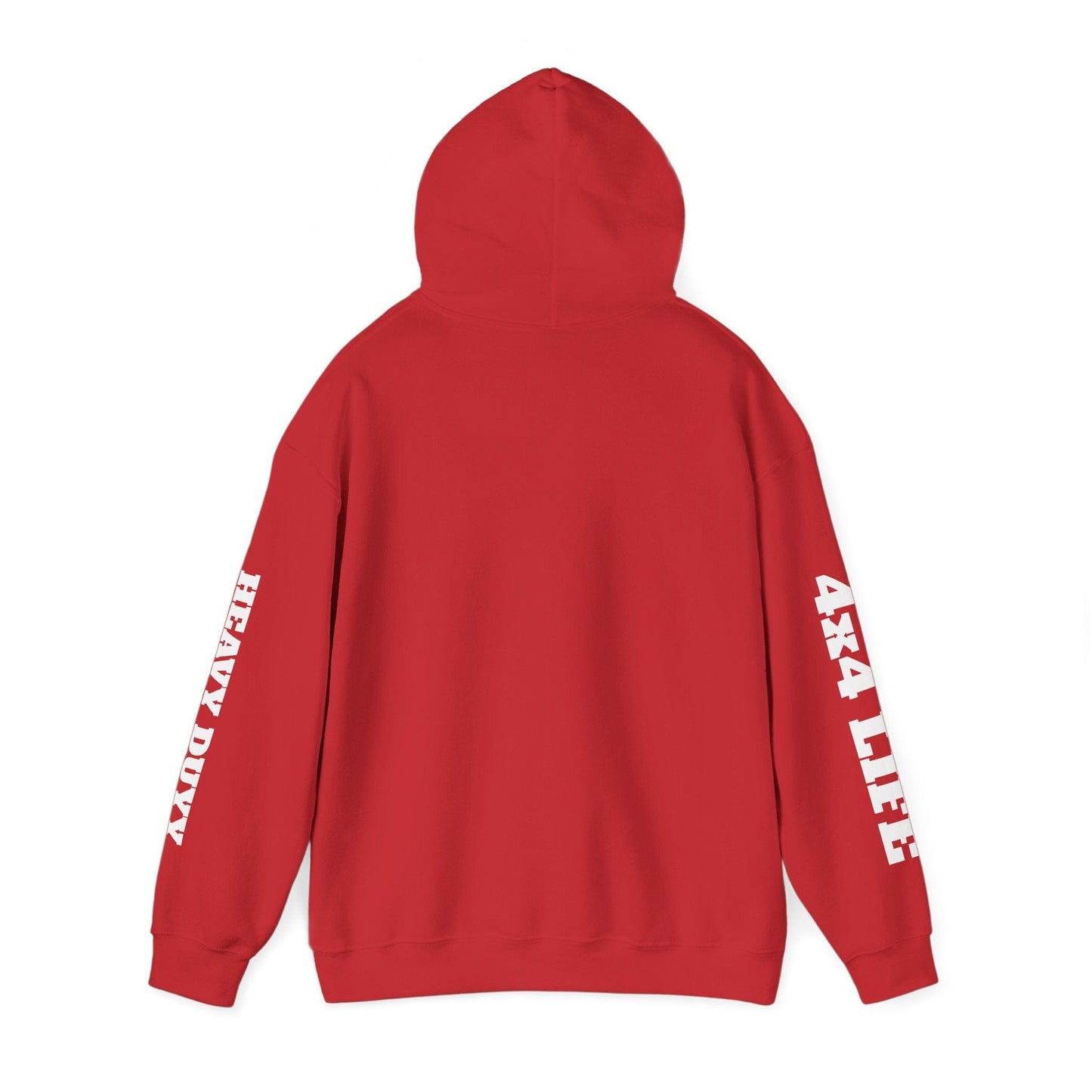 Classic 4x4 Off-Road Adventure Pullover Hoodie | Vintage Landcruiser & Sleeve Print - That Should Be on a T-Shirt