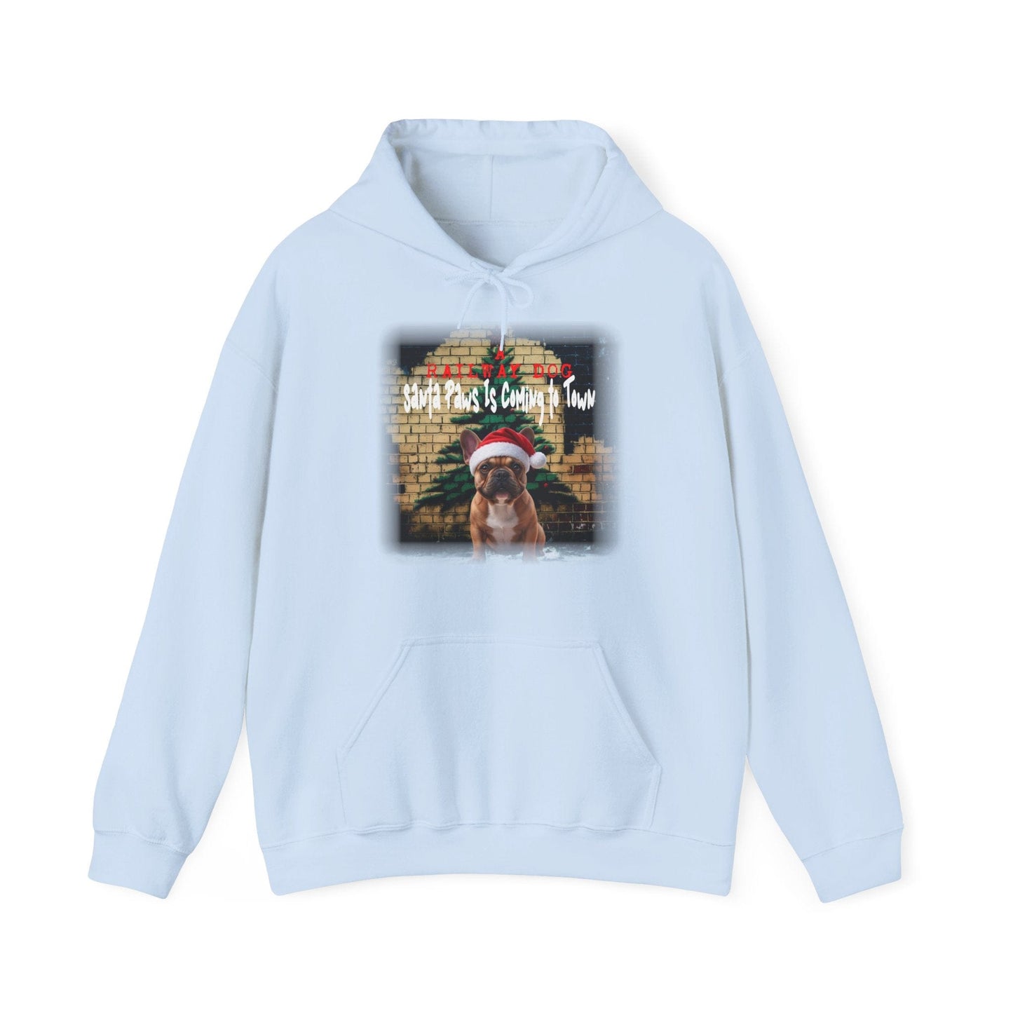 Santa Paws Is Coming to Town' French Bulldog Christmas Hoodie - Limited Stock!
