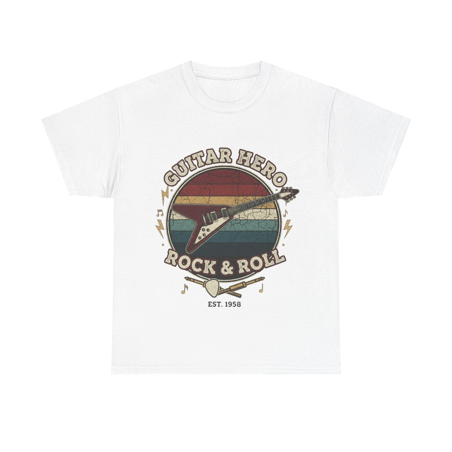 Guitar Hero T-Shirt | Rock and Roll Band Tee | Electric Guitar Graphic Shirt | Music Lover Gift - That Should Be on a T-Shirt