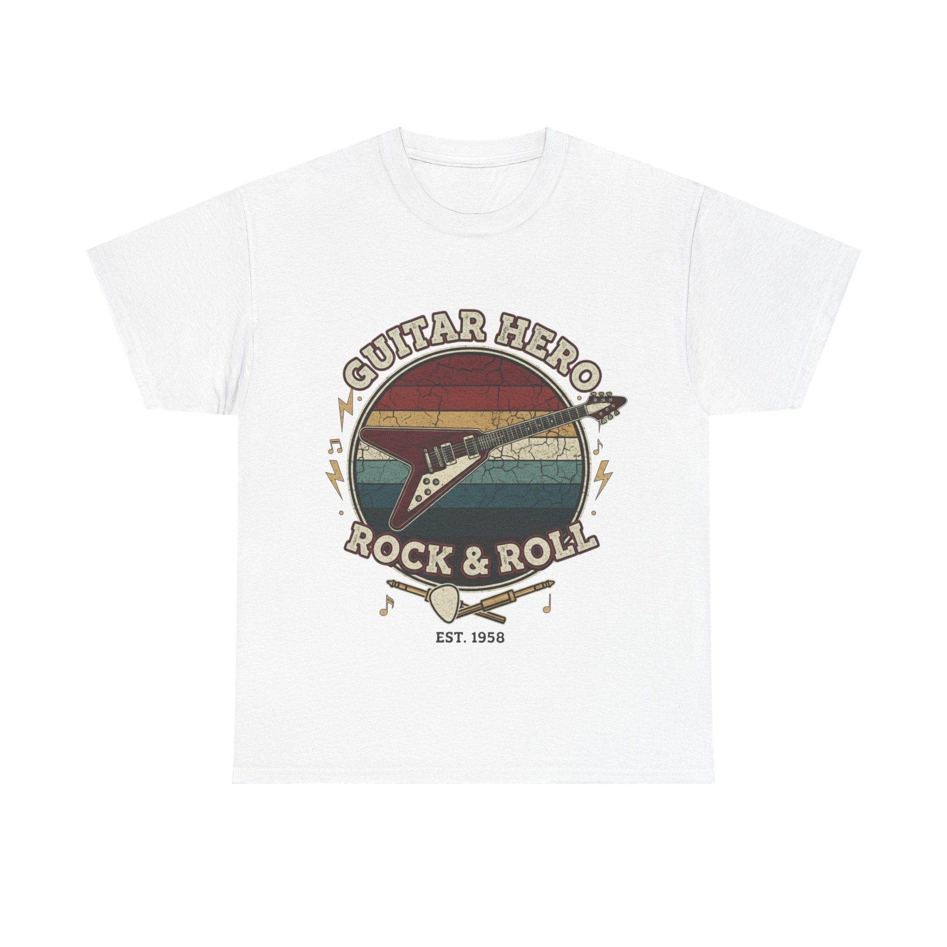 Guitar Hero T-Shirt | Rock and Roll Band Tee | Electric Guitar Graphic Shirt | Music Lover Gift - That Should Be on a T-Shirt