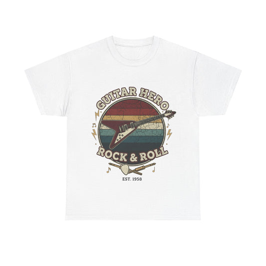 Guitar Hero T-Shirt | Rock and Roll Band Tee | Electric Guitar Graphic Shirt | Music Lover Gift - That Should Be on a T-Shirt