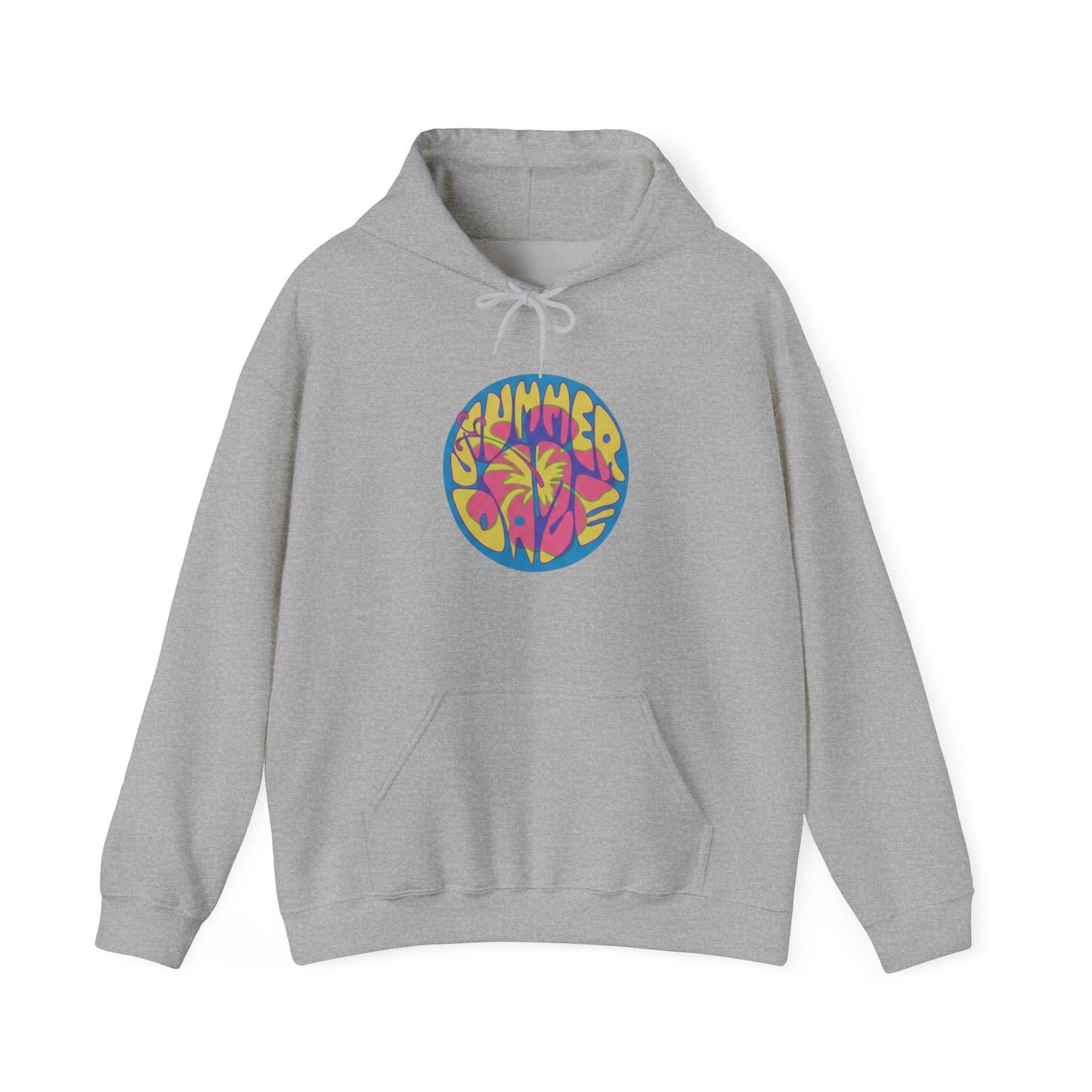 Summer Daze Retro 70s Graphic Hoodie – Oversized Surf Sweatshirt