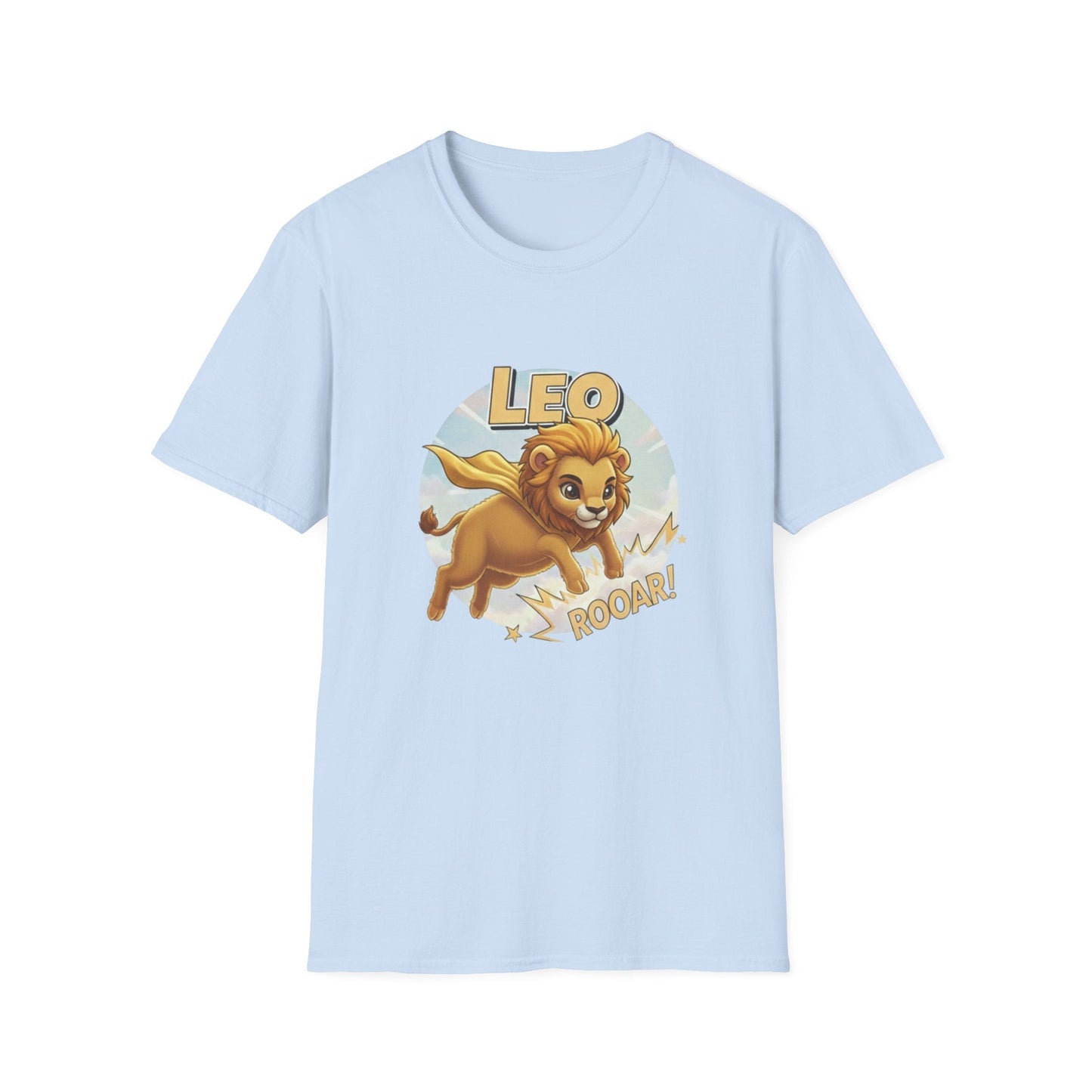 Leo Zodiac T-Shirt – Cute Lion Astrology Tee with “Roaar!” Design - That Should Be on a T-Shirt