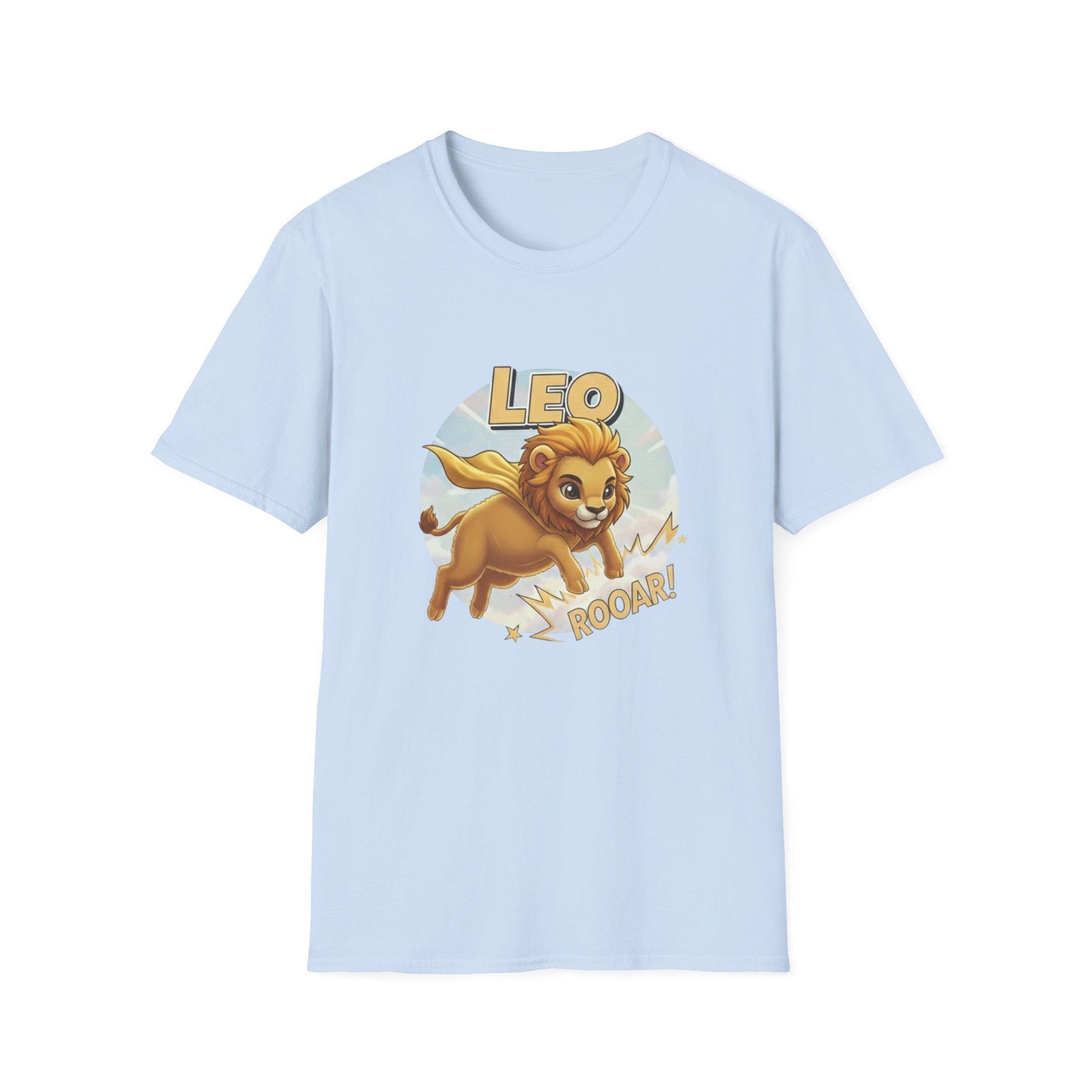 Leo Zodiac T-Shirt – Cute Lion Astrology Tee with “Roaar!” Design - That Should Be on a T-Shirt