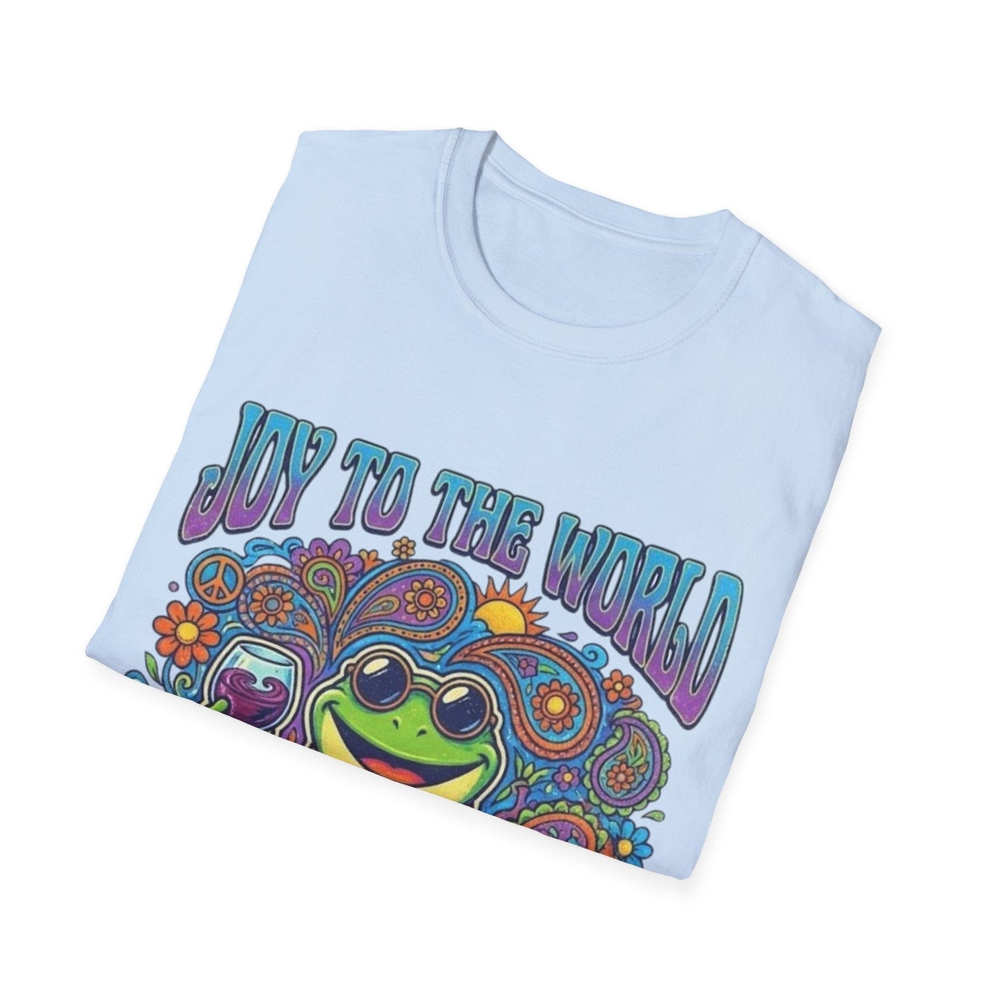 Joy to the World T-Shirt — Psychedelic Holiday Graphic Tee - That Should Be on a T-Shirt
