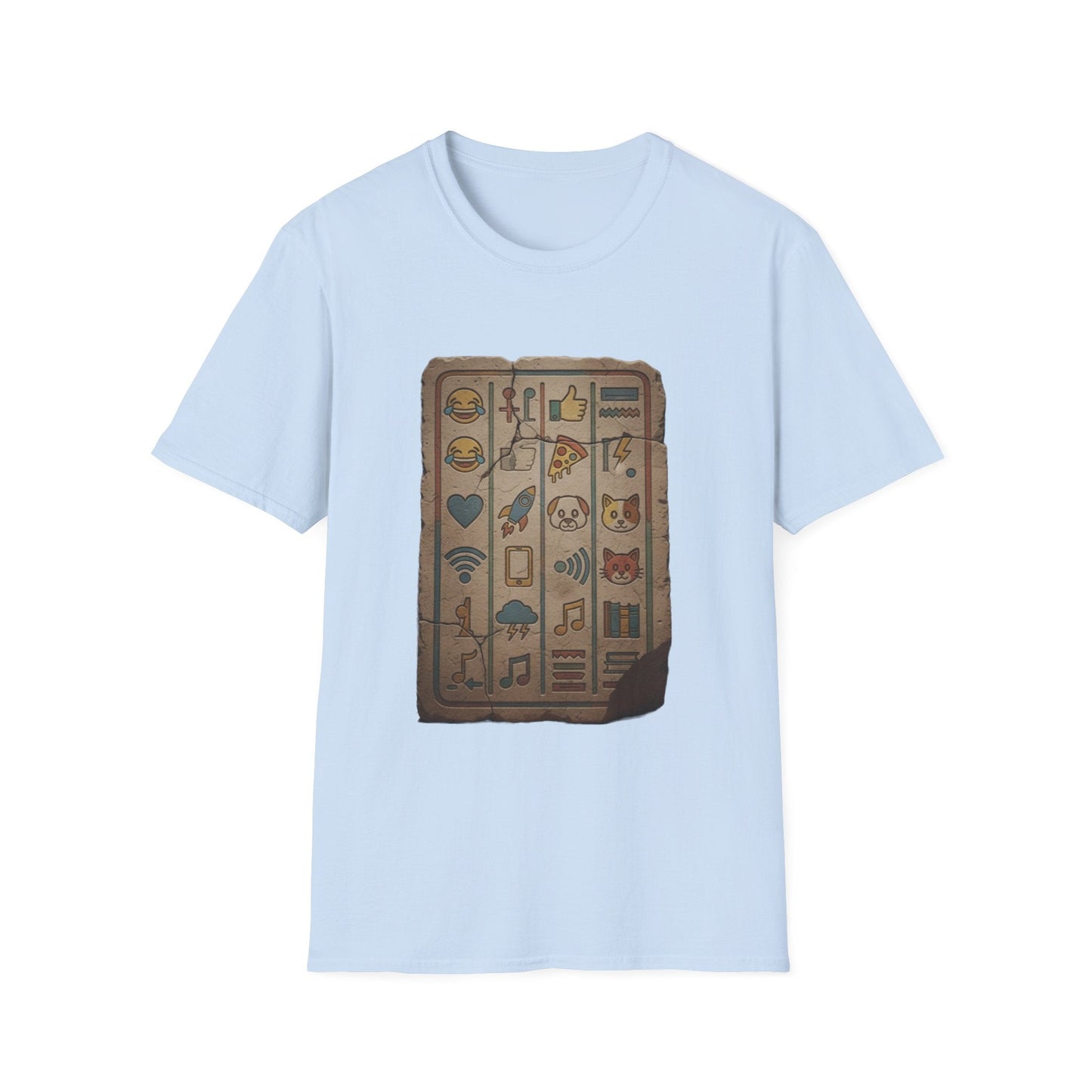 Decoding History: The Hieroglyphic Emoji "Ancient Text" T-Shirt - That Should Be on a T-Shirt