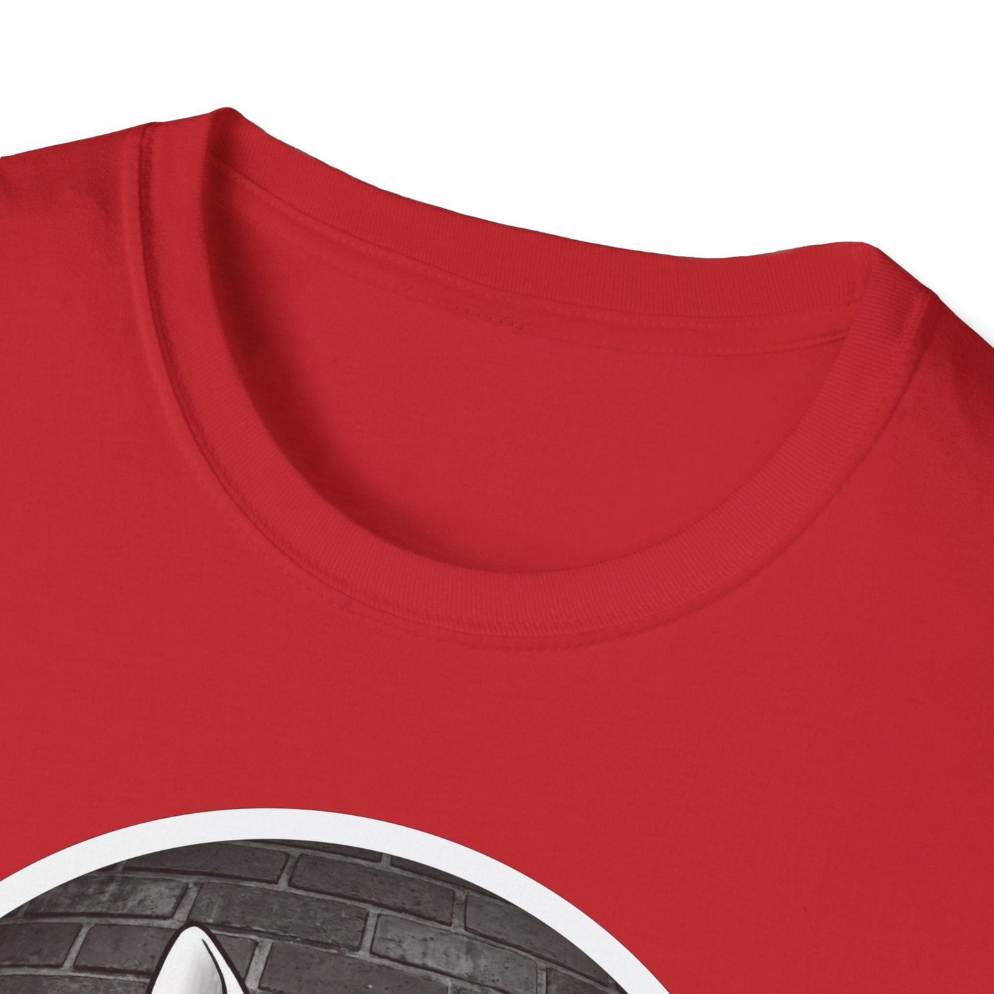 Bull Terrier Cartoon T-Shirt — Cute Dog Face Graphic Tee - That Should Be on a T-Shirt