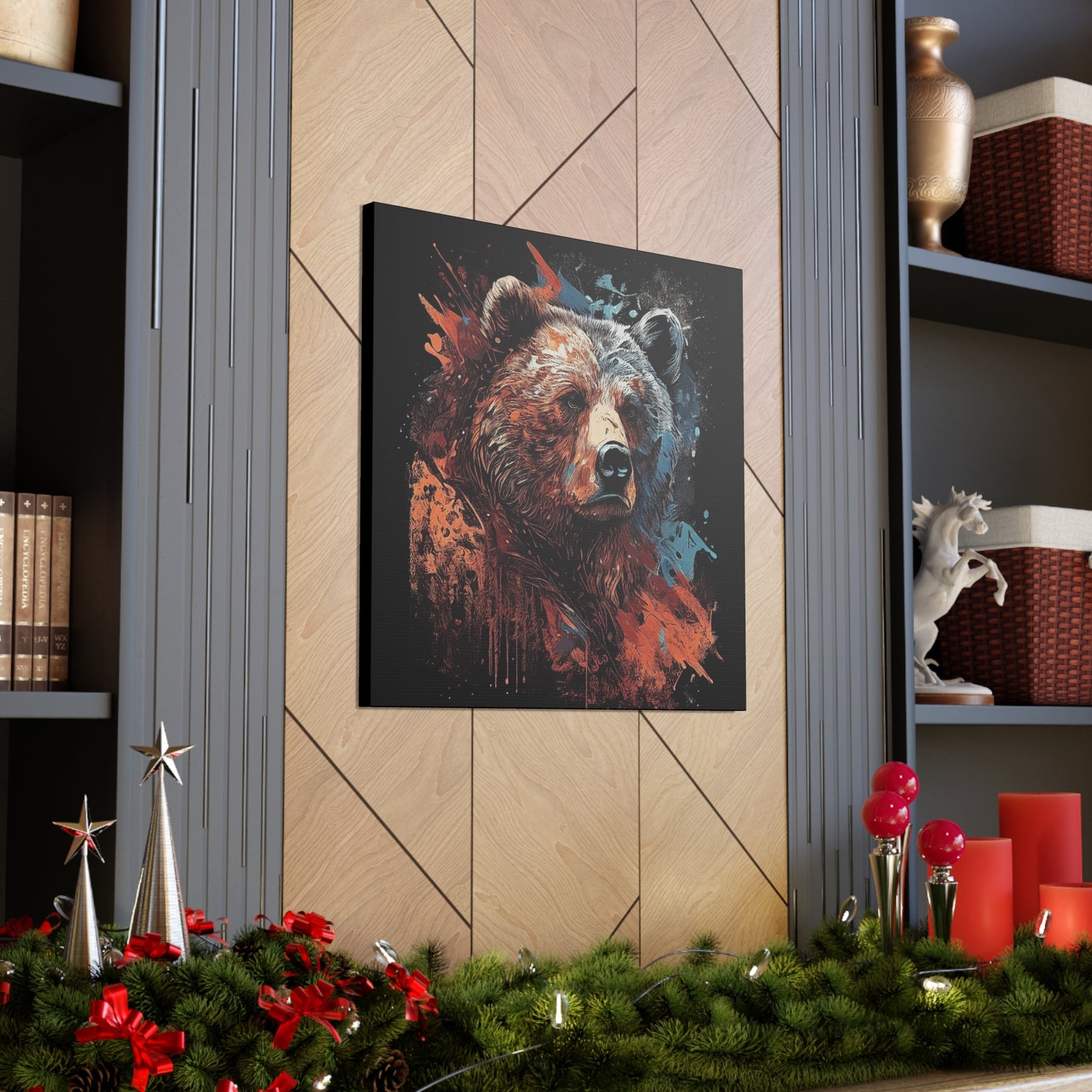 Grizzly Bear Art, Nature-Inspired Wall Decor - That Should Be on a T-Shirt