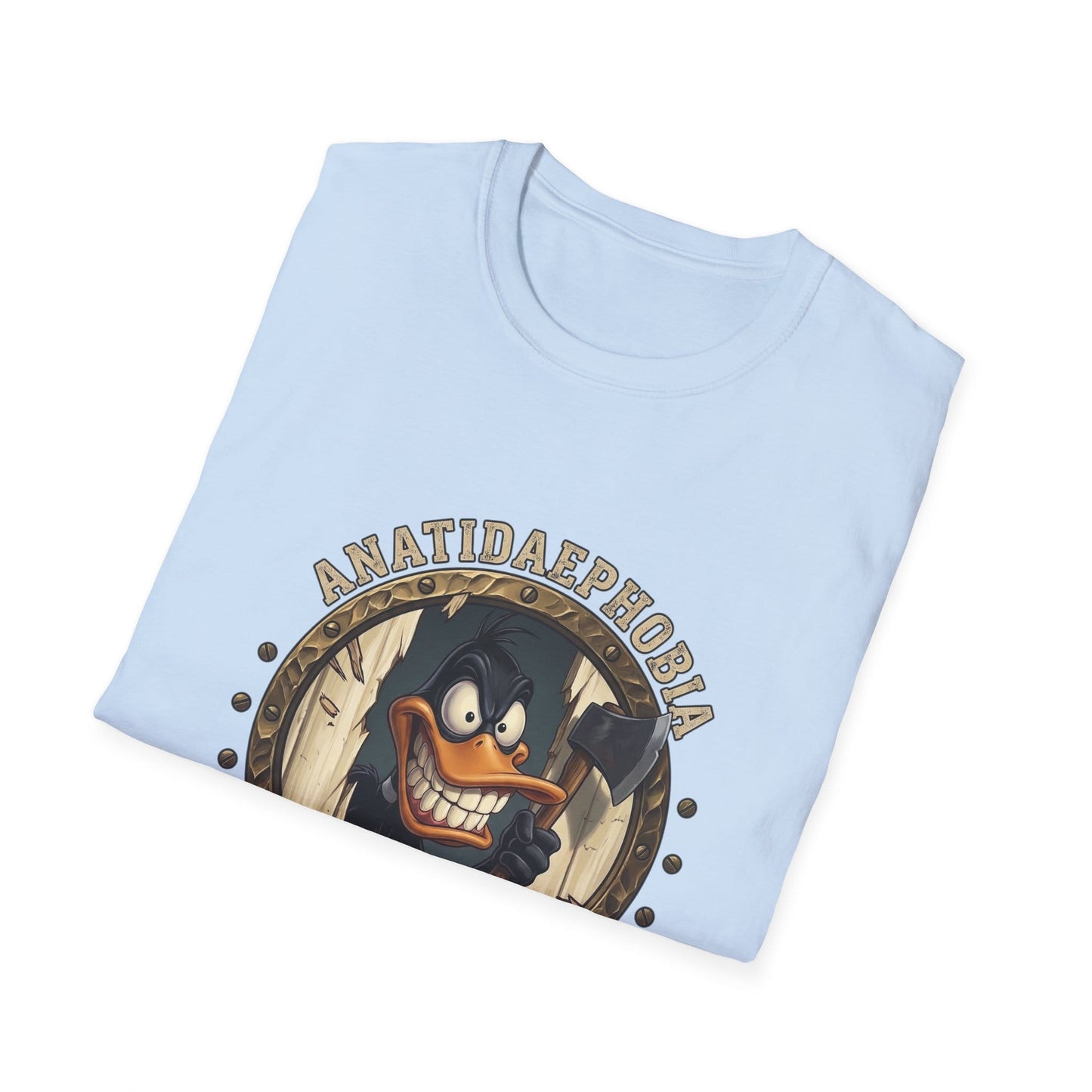 Anatidaephobia “Fear of the Duck” Graphic T-Shirt - That Should Be on a T-Shirt