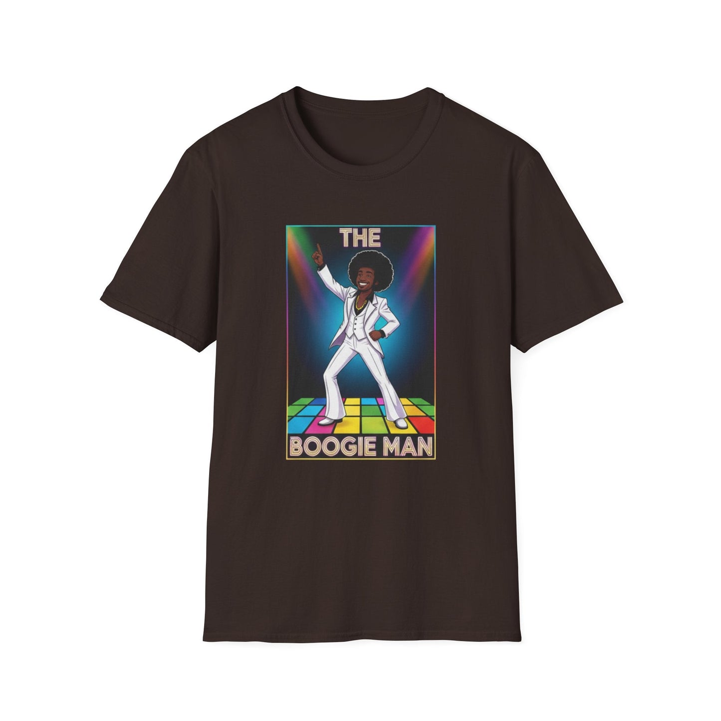 Boogie Man Disco T-Shirt — Retro 70s Dance Floor Graphic Tee