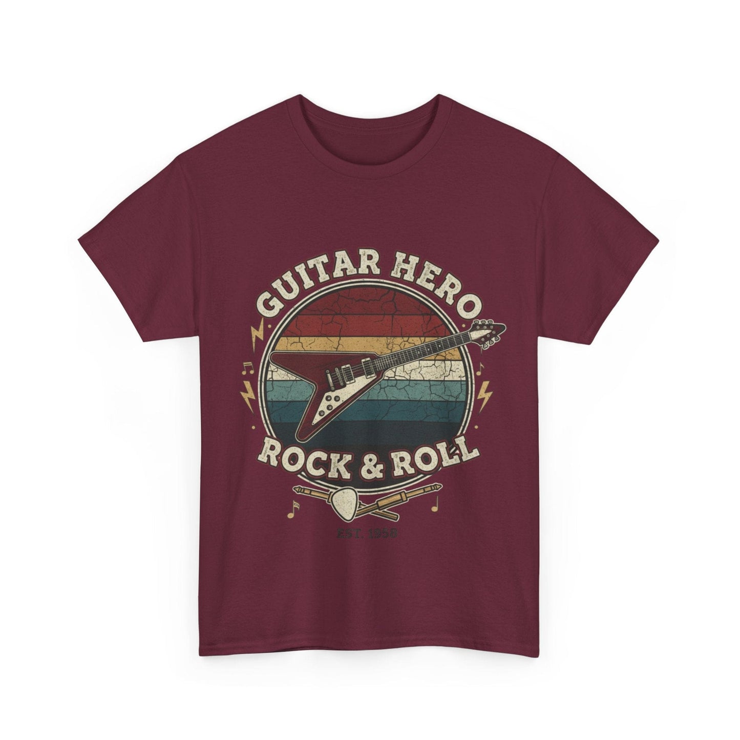 Guitar Hero T-Shirt | Rock and Roll Band Tee | Electric Guitar Graphic Shirt | Music Lover Gift - That Should Be on a T-Shirt