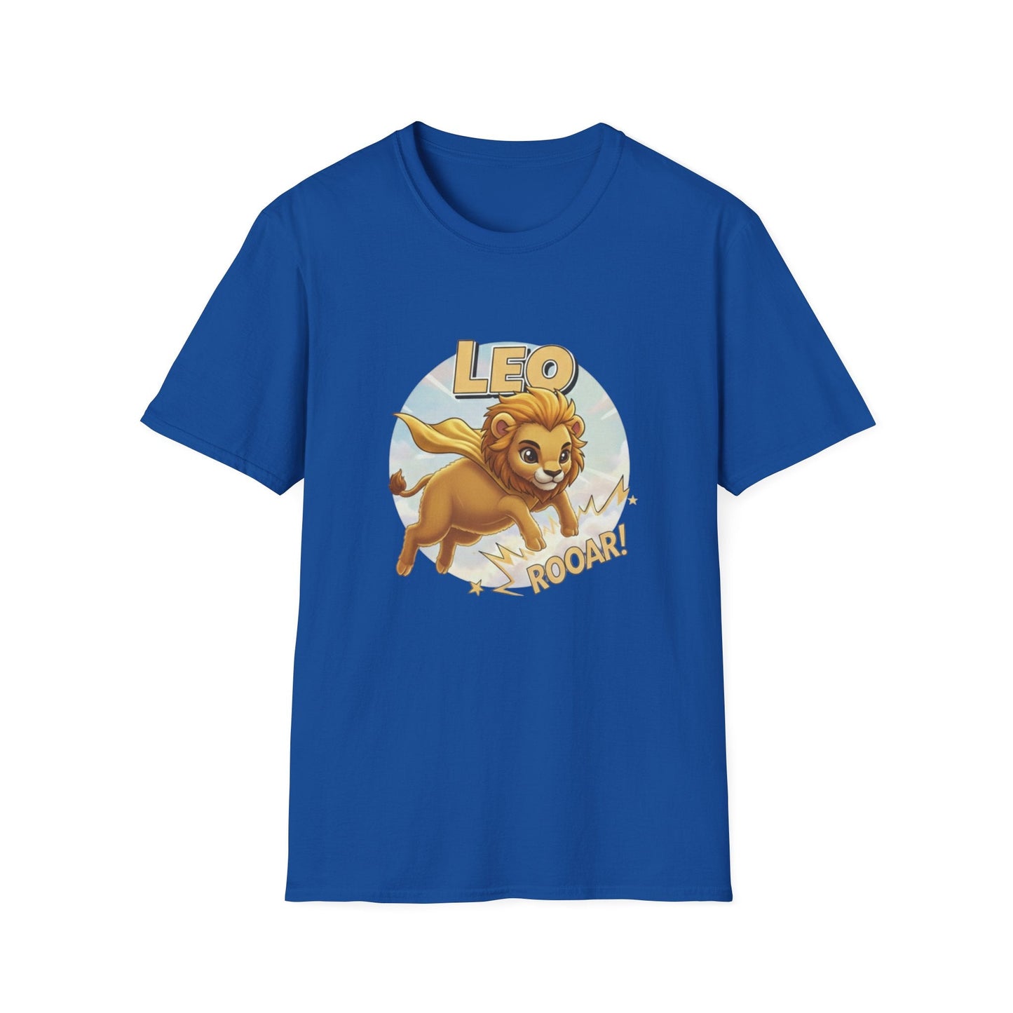 Leo Zodiac T-Shirt – Cute Lion Astrology Tee with “Roaar!” Design - That Should Be on a T-Shirt
