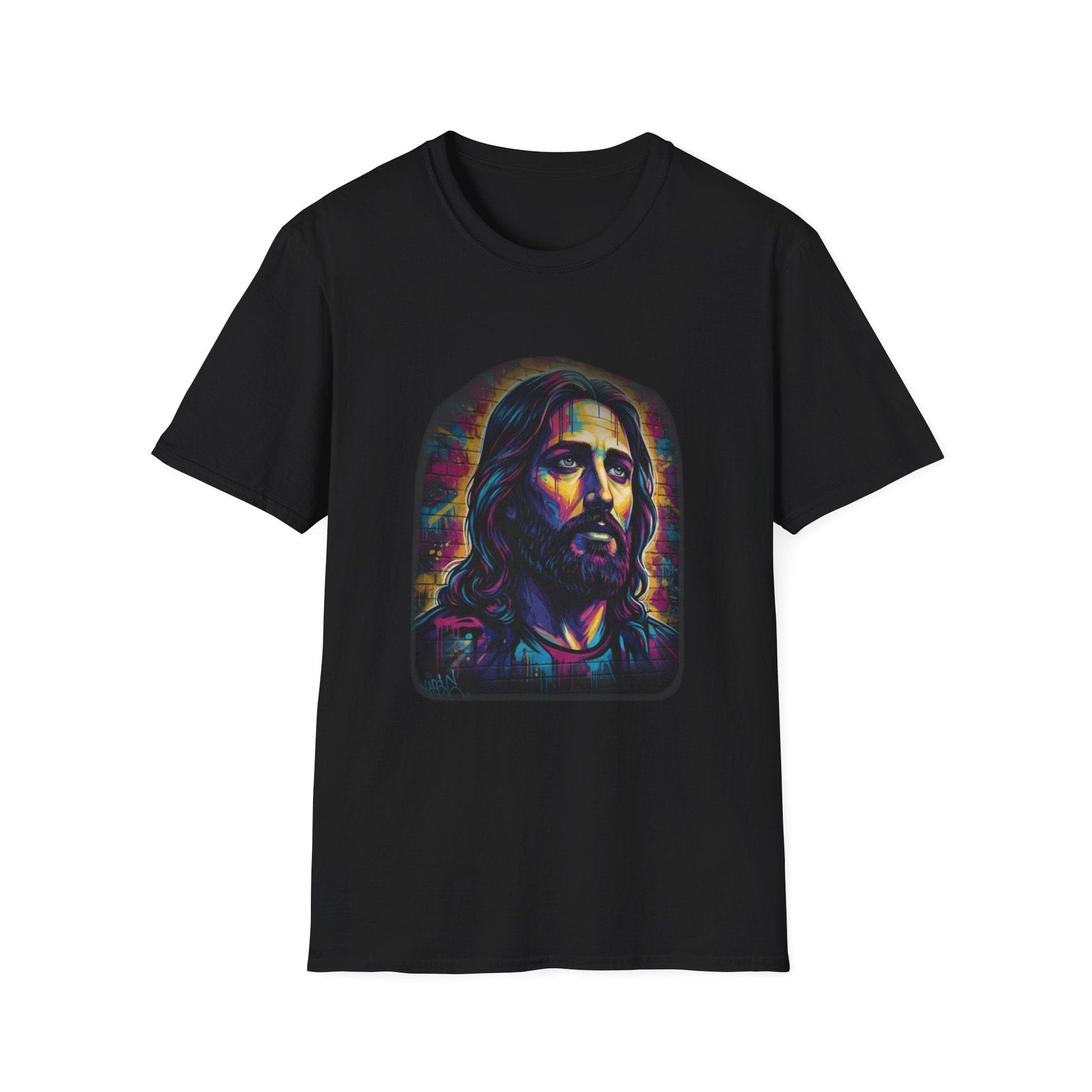 Urban Messiah – Vibrant Graffiti Art Premium Tee - That Should Be on a T-Shirt
