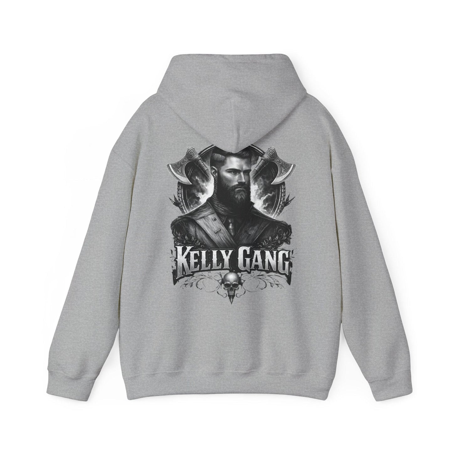 Kelly Gang Hoodie – Vintage Outlaw Portrait Pullover - That Should Be on a T-Shirt