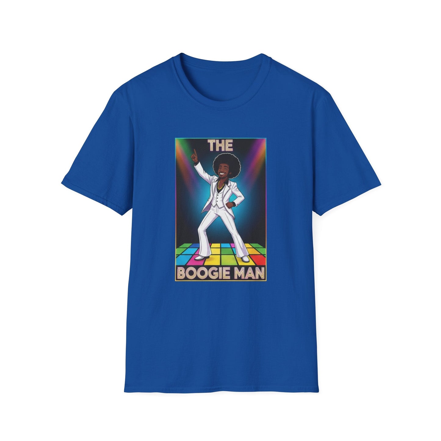 Boogie Man Disco T-Shirt — Retro 70s Dance Floor Graphic Tee