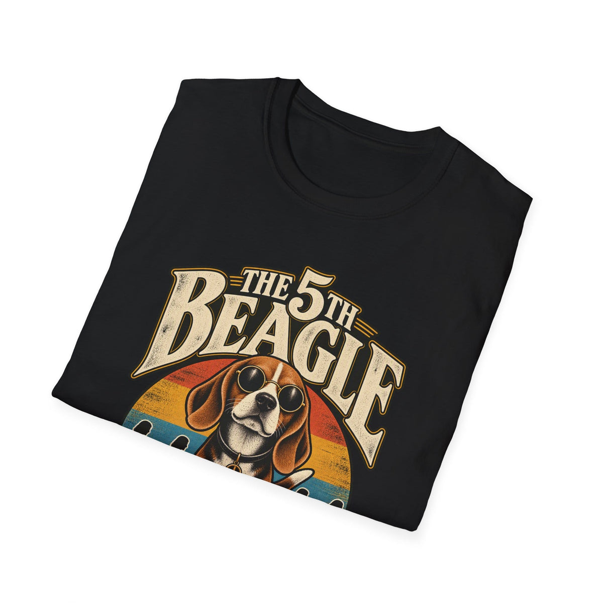 The 5th Beagle T-Shirt | Retro Music Dog Graphic Tee