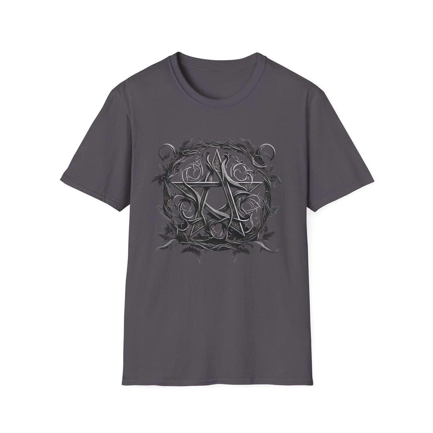 Gothic Sigil T-Shirt – Dark Circular Emblem Graphic Tee - That Should Be on a T-Shirt