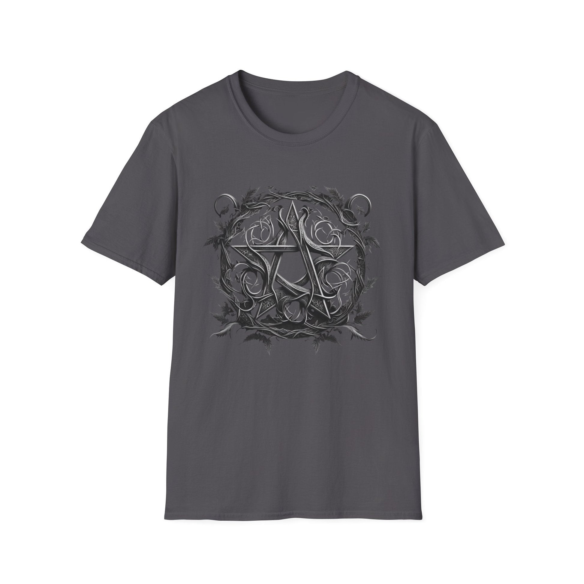Gothic Sigil T-Shirt – Dark Circular Emblem Graphic Tee - That Should Be on a T-Shirt