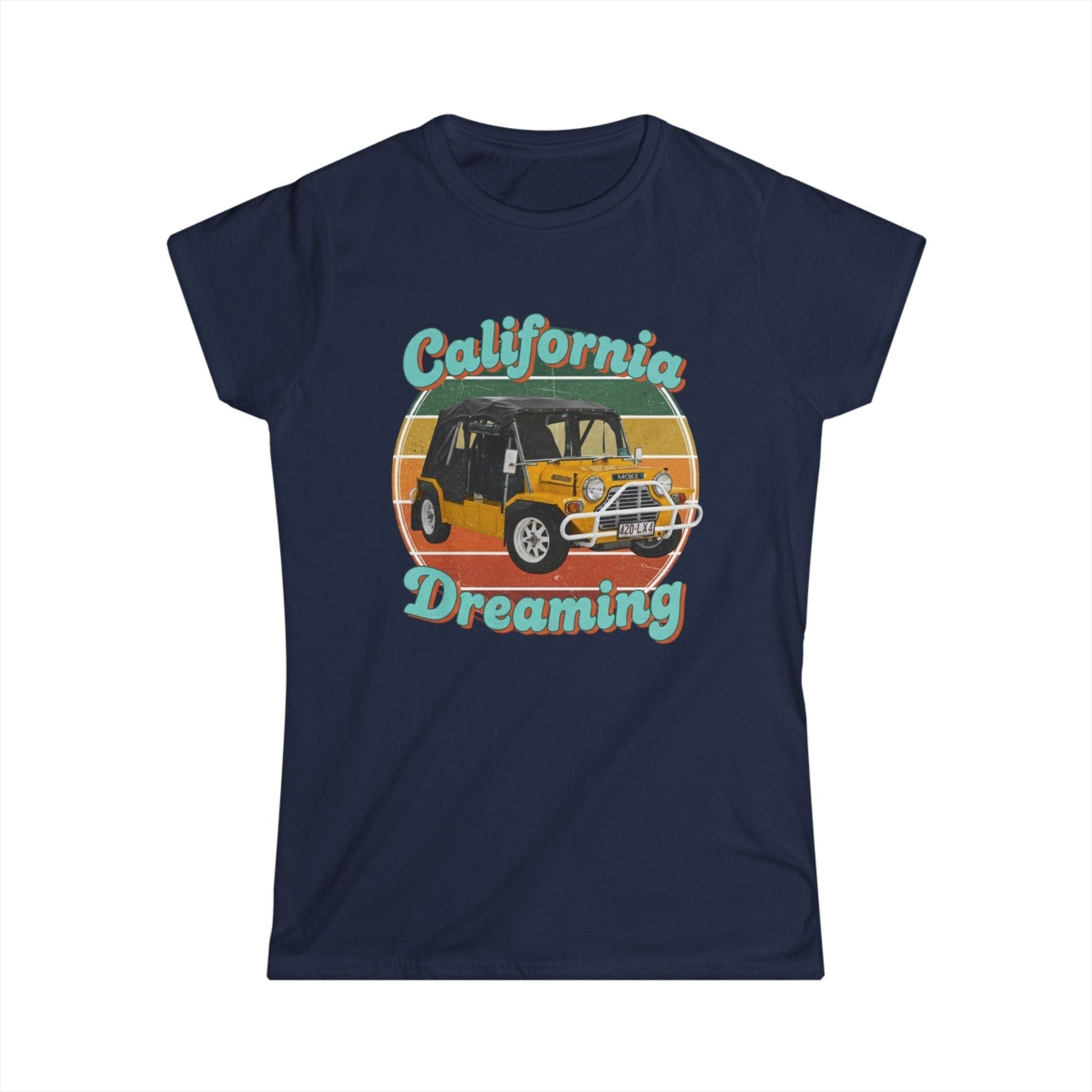 California Dreaming Tee — Vintage Surf Moke Women’s Shirt - That Should Be on a T-Shirt